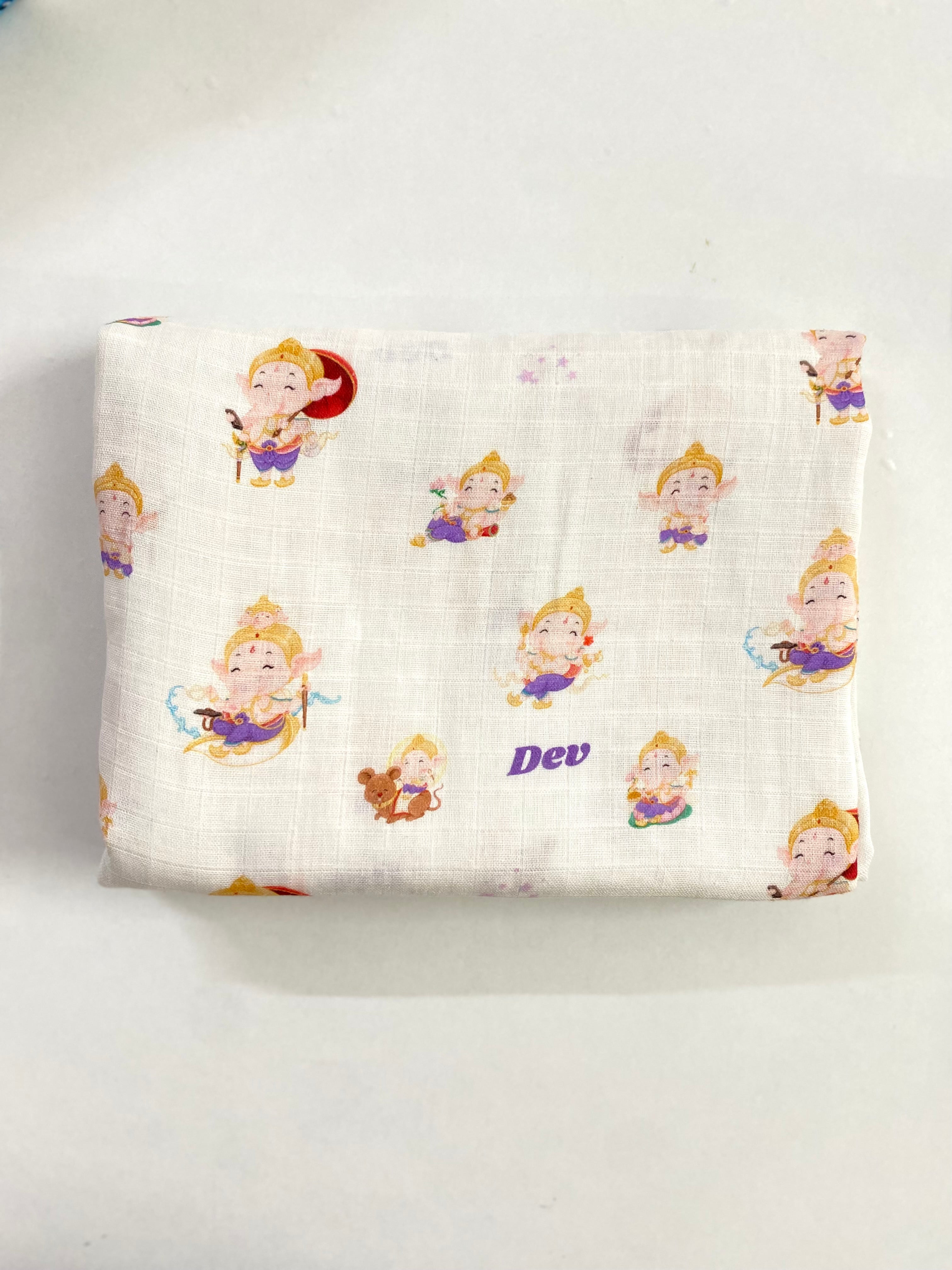 Ganpati Bappa Customised Swaddle