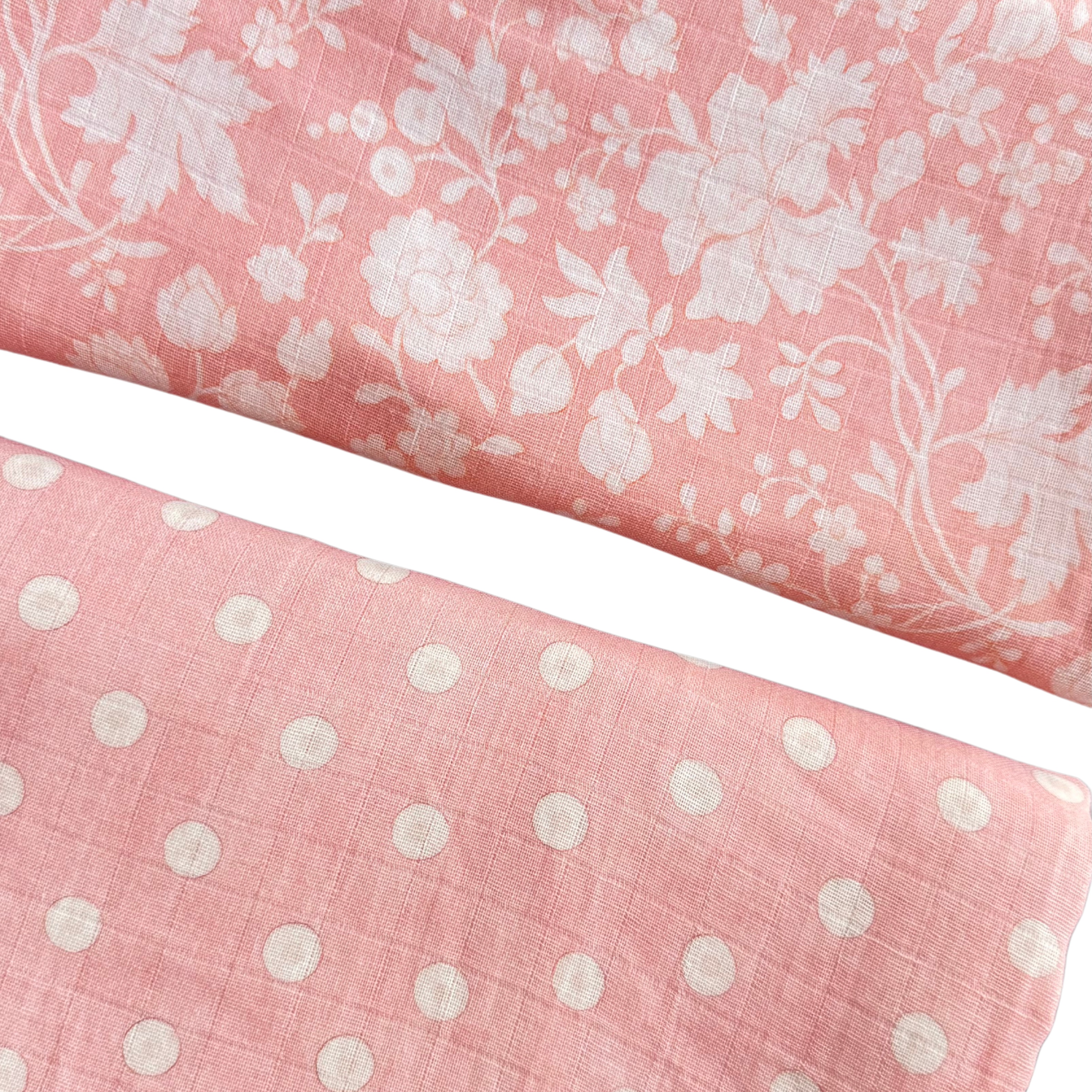 Flowers and dots Swaddle Combo