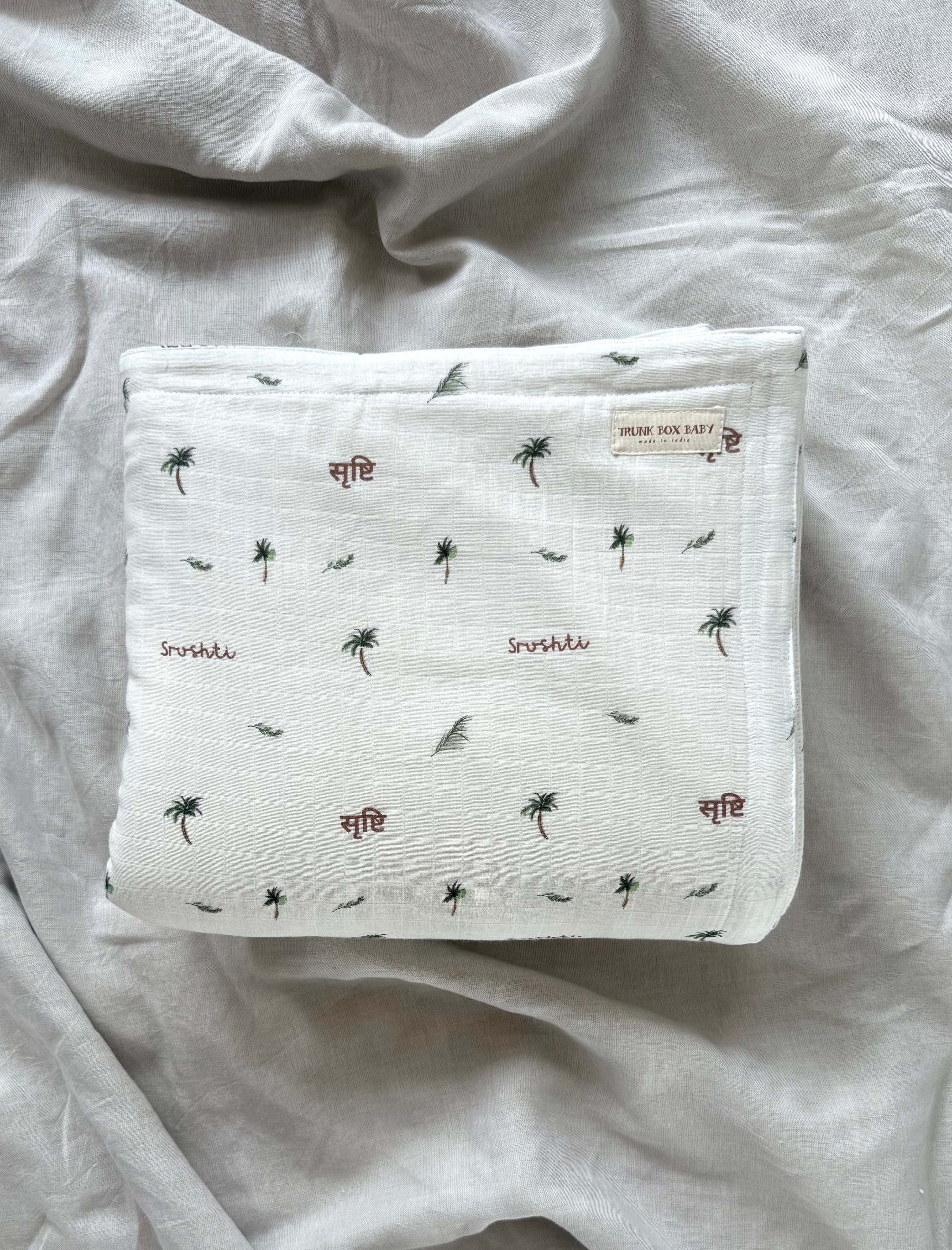 Beach Paradise Customised Blanket