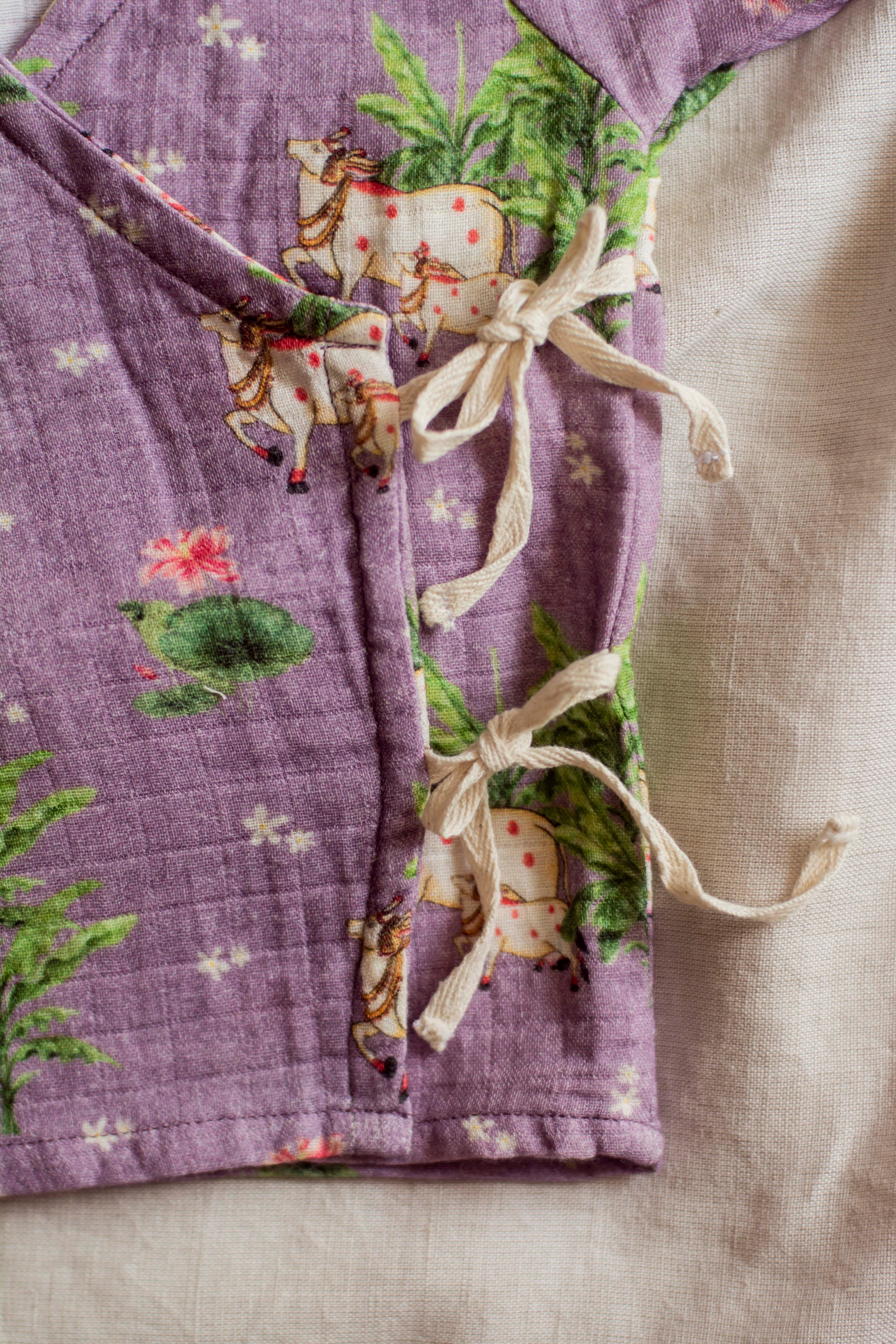 Lilac Pichwai Angarkha