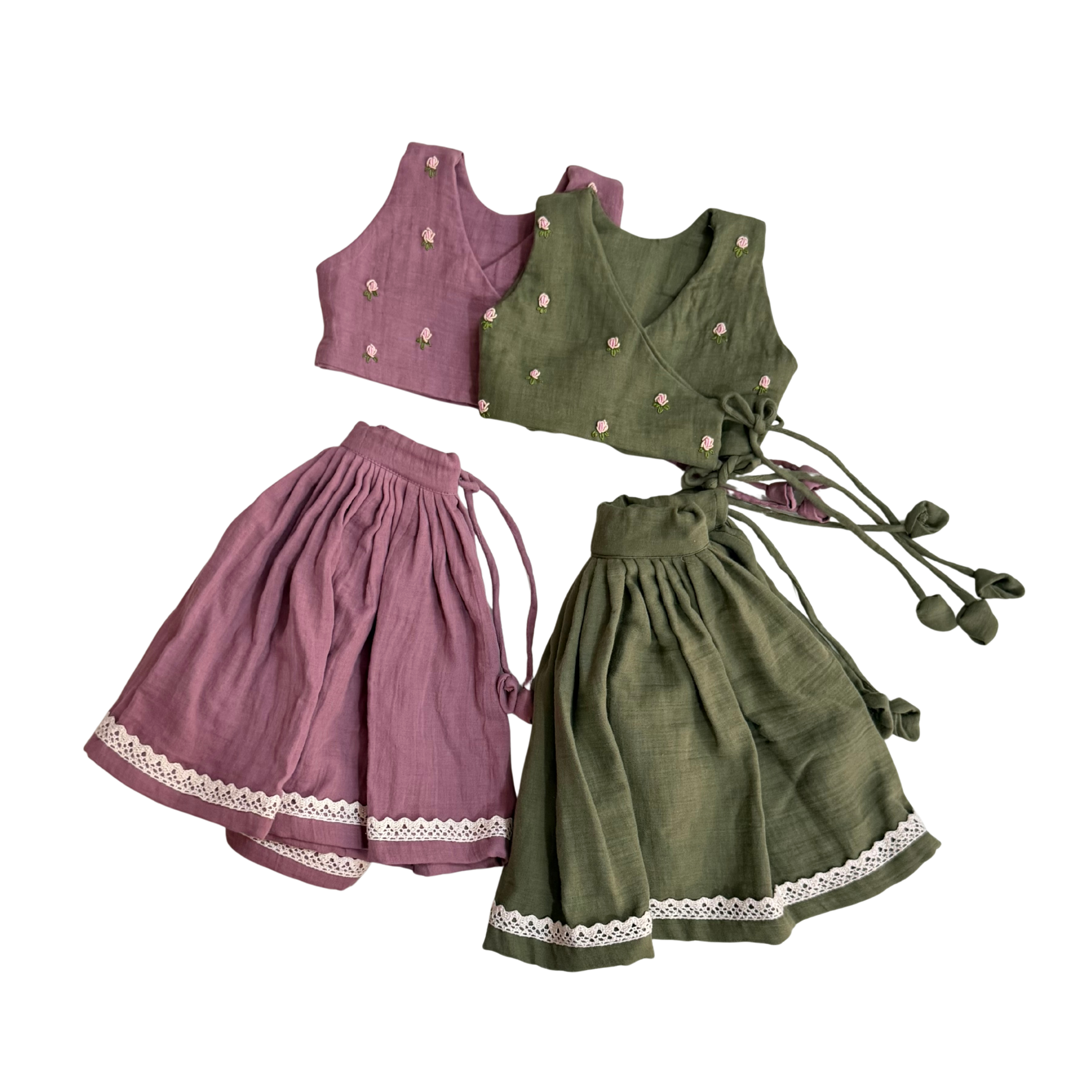 Hand Embroidered Lehenga Choli