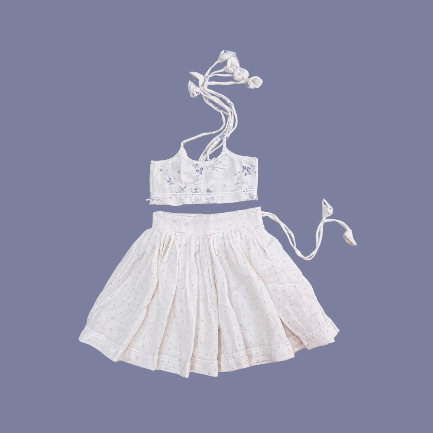 Azure floral lehenga Choli