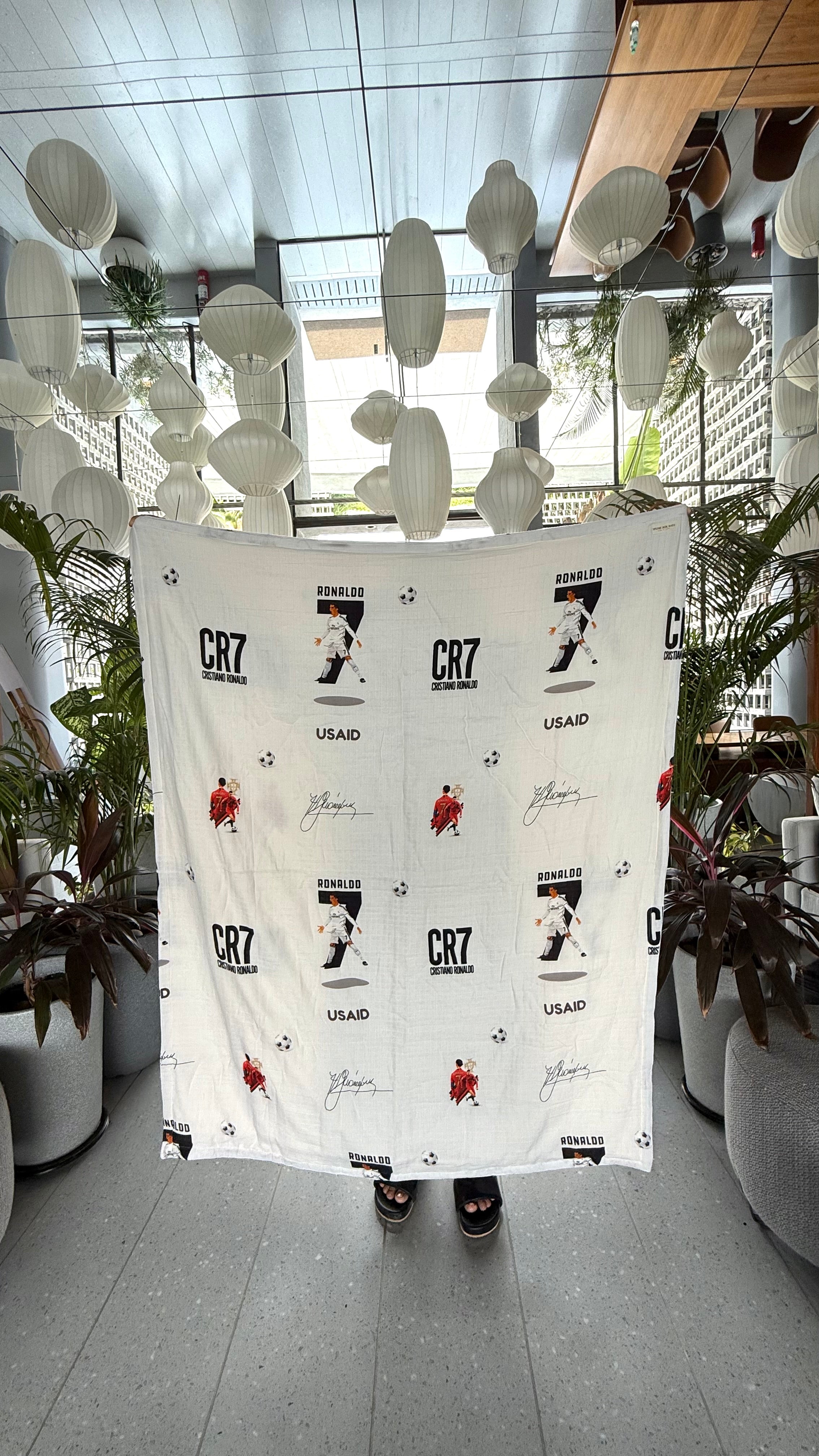 Ronaldo Customised Blanket
