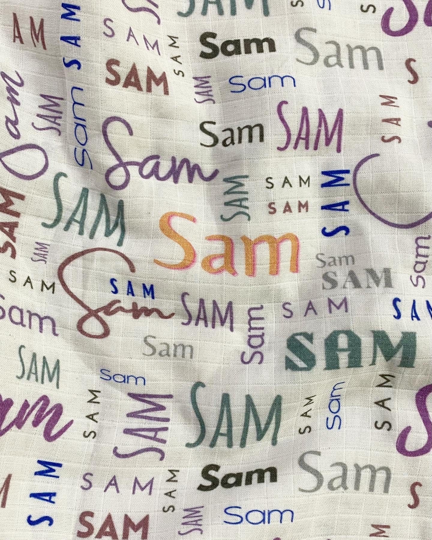 Classic Soft Fonts Name Customised Blanket