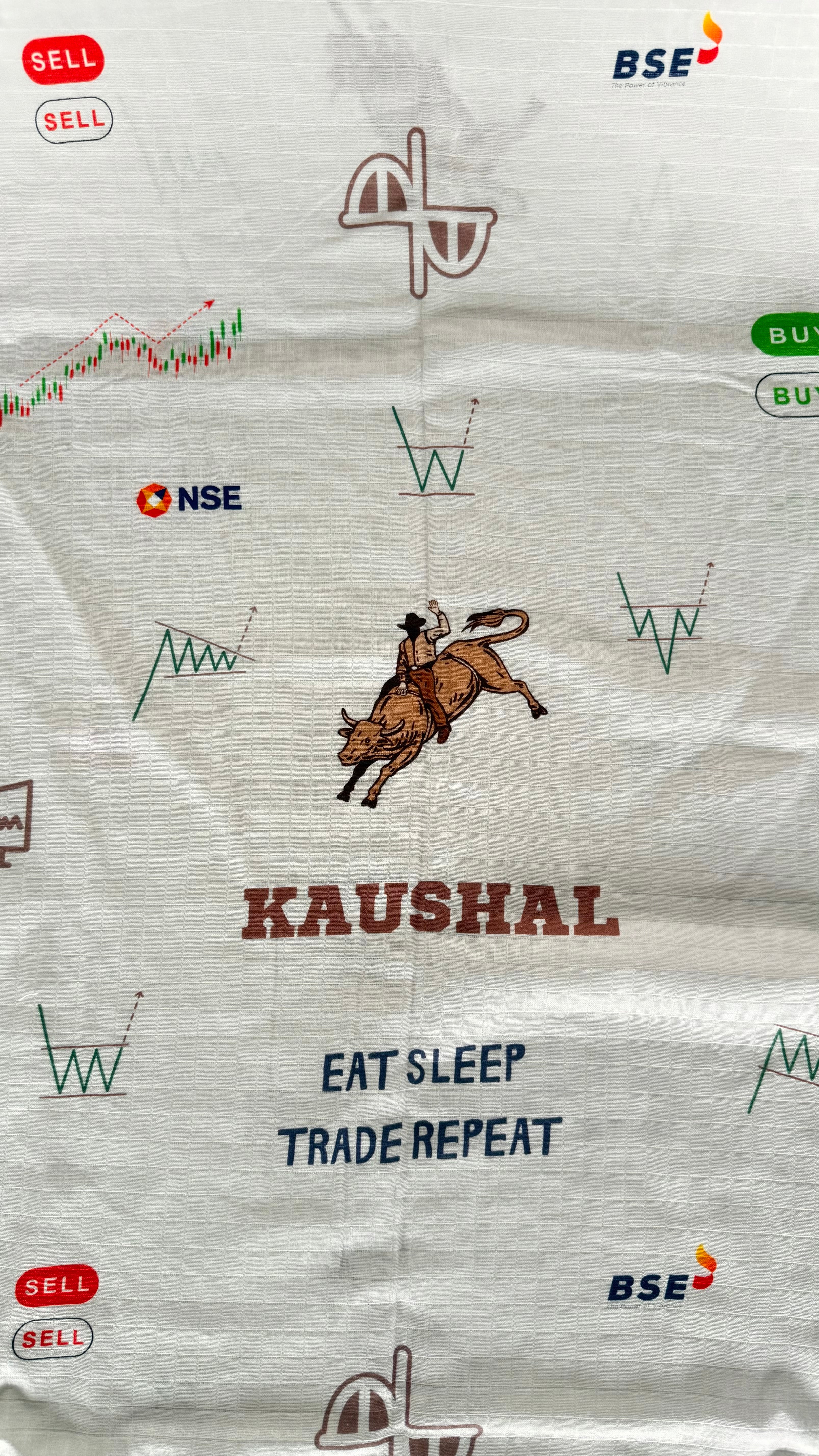 Stock Market Customised Blanket