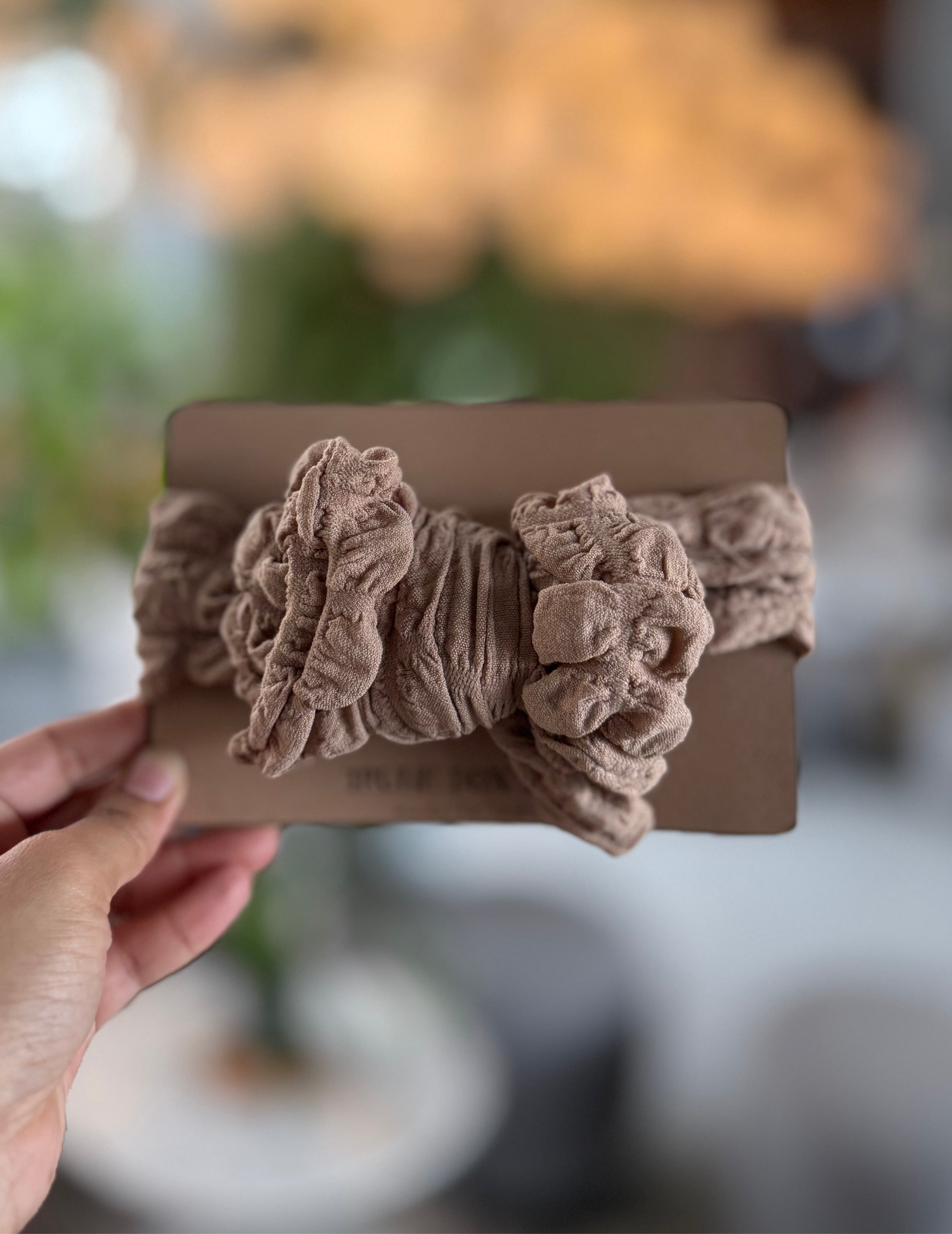 Earthy Brown Soft Headband