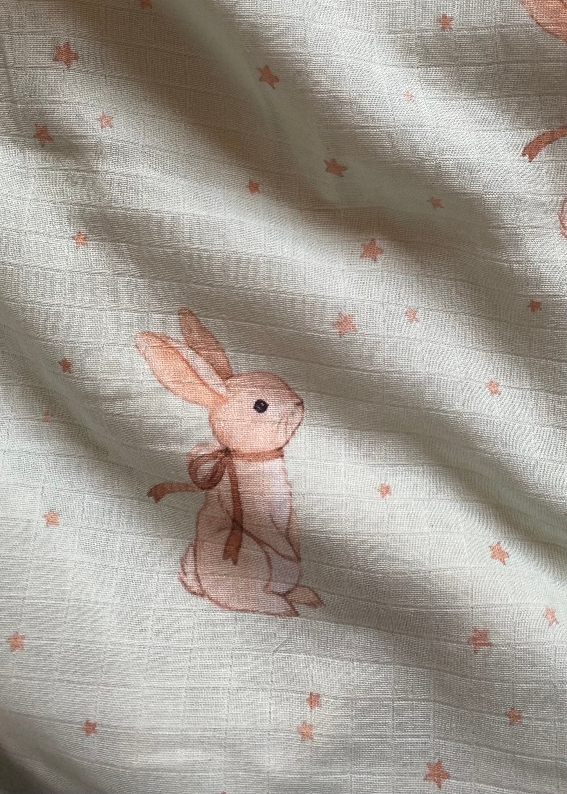 Bunny and stars swaddle