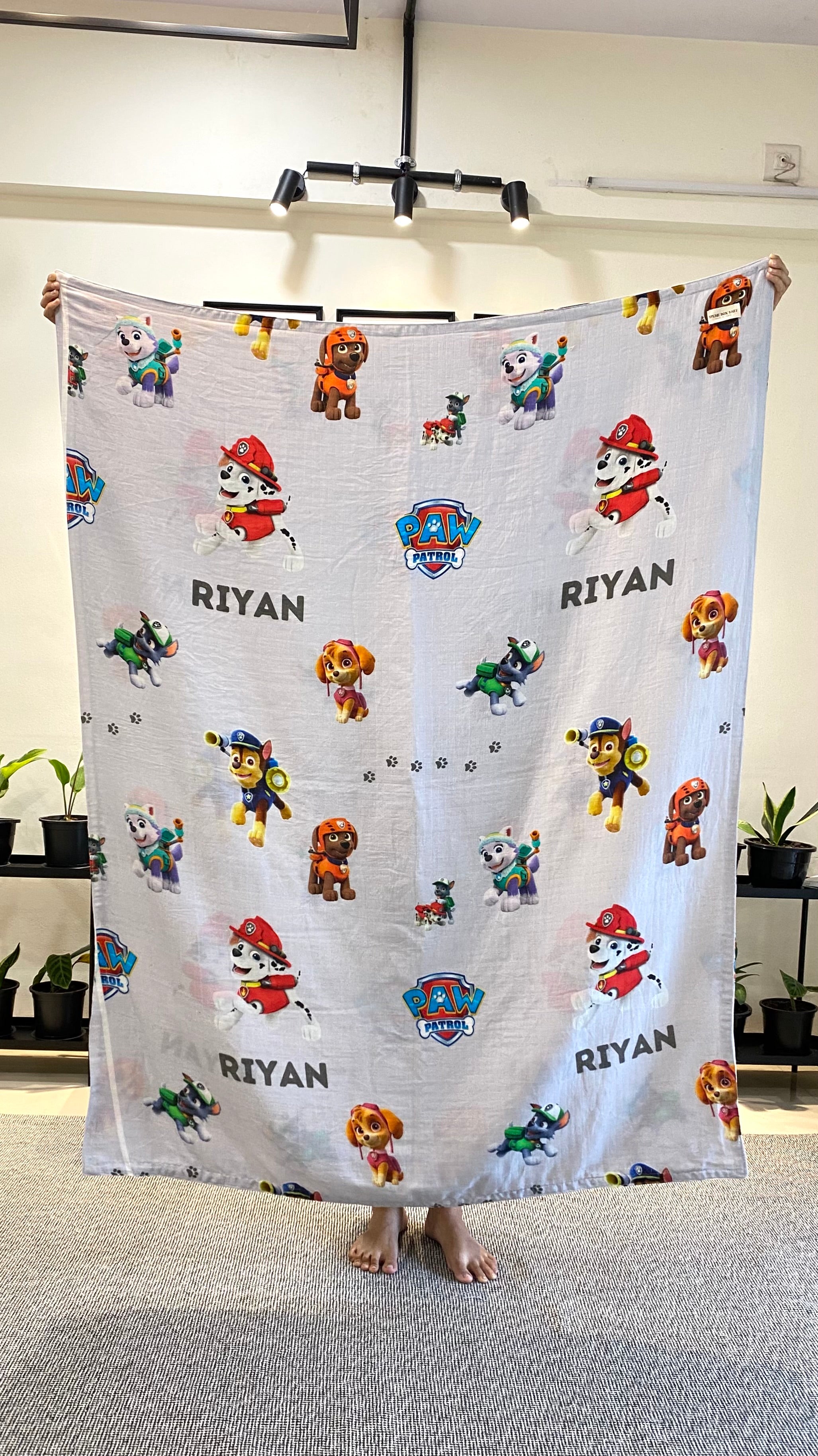 Paw Petrol Customised Blanket