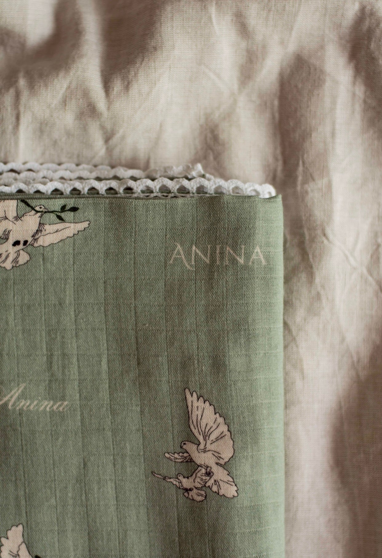 Milky Dove Customised Swaddle