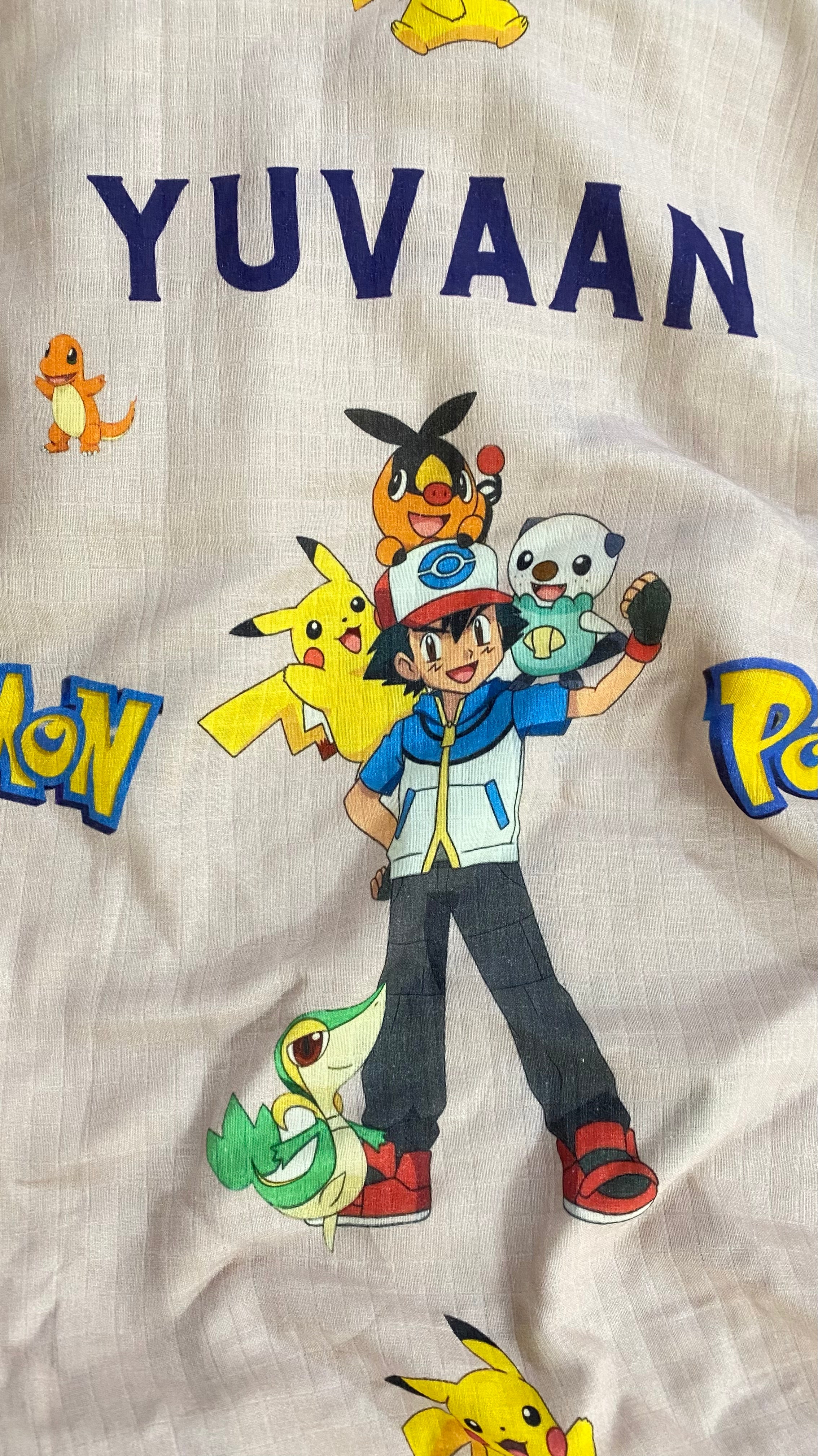 Pokemon Customised Blanket