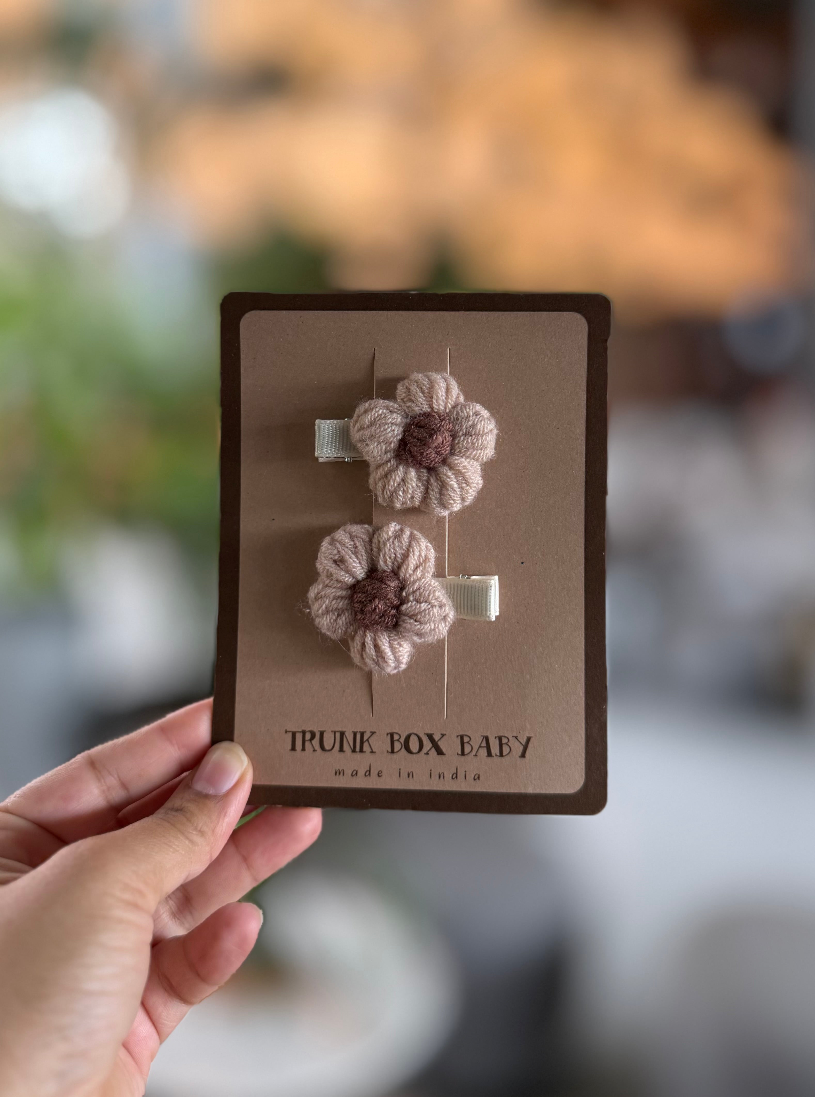 Earthy Flowers Hair Clip