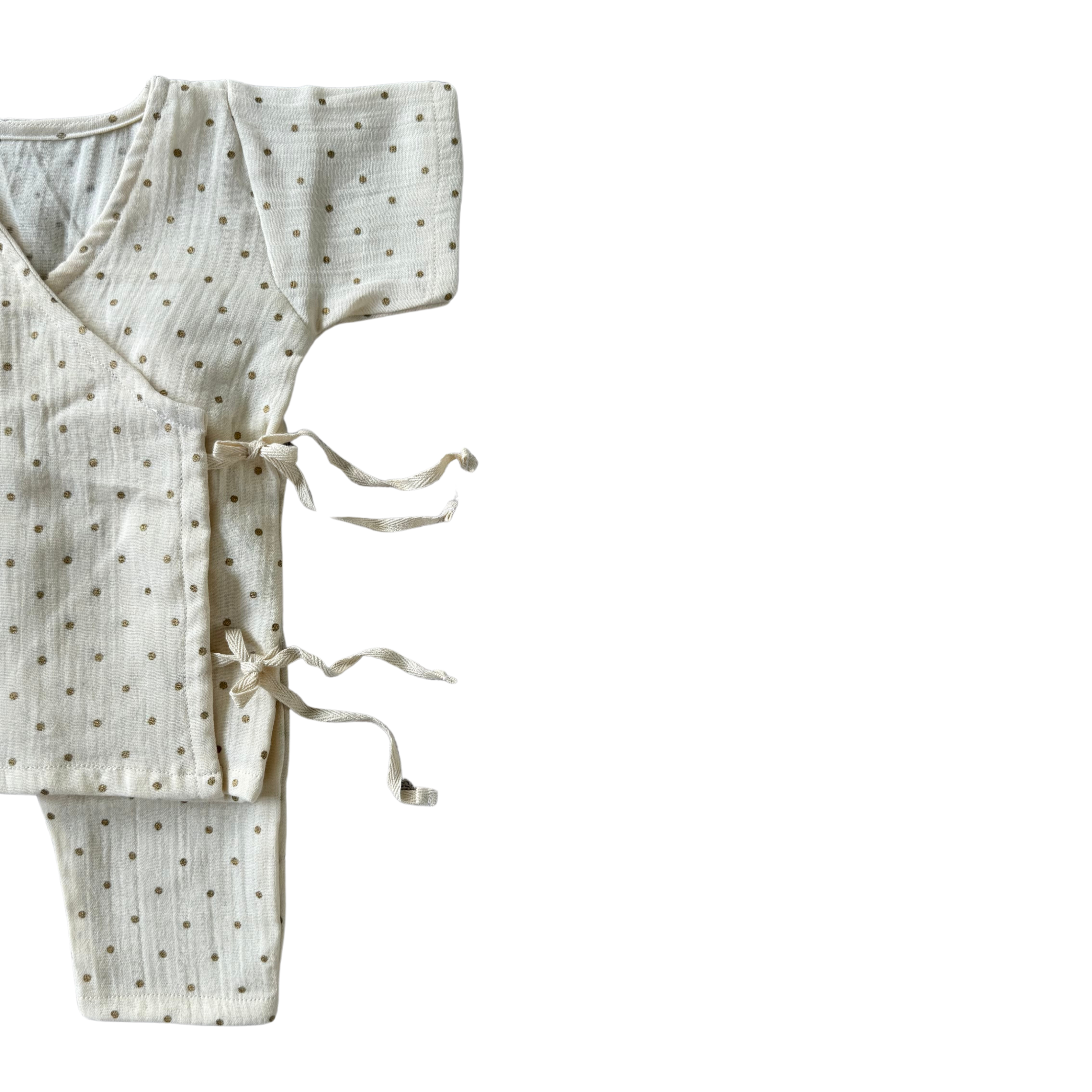 Brown Sprinkle Angrakha Set