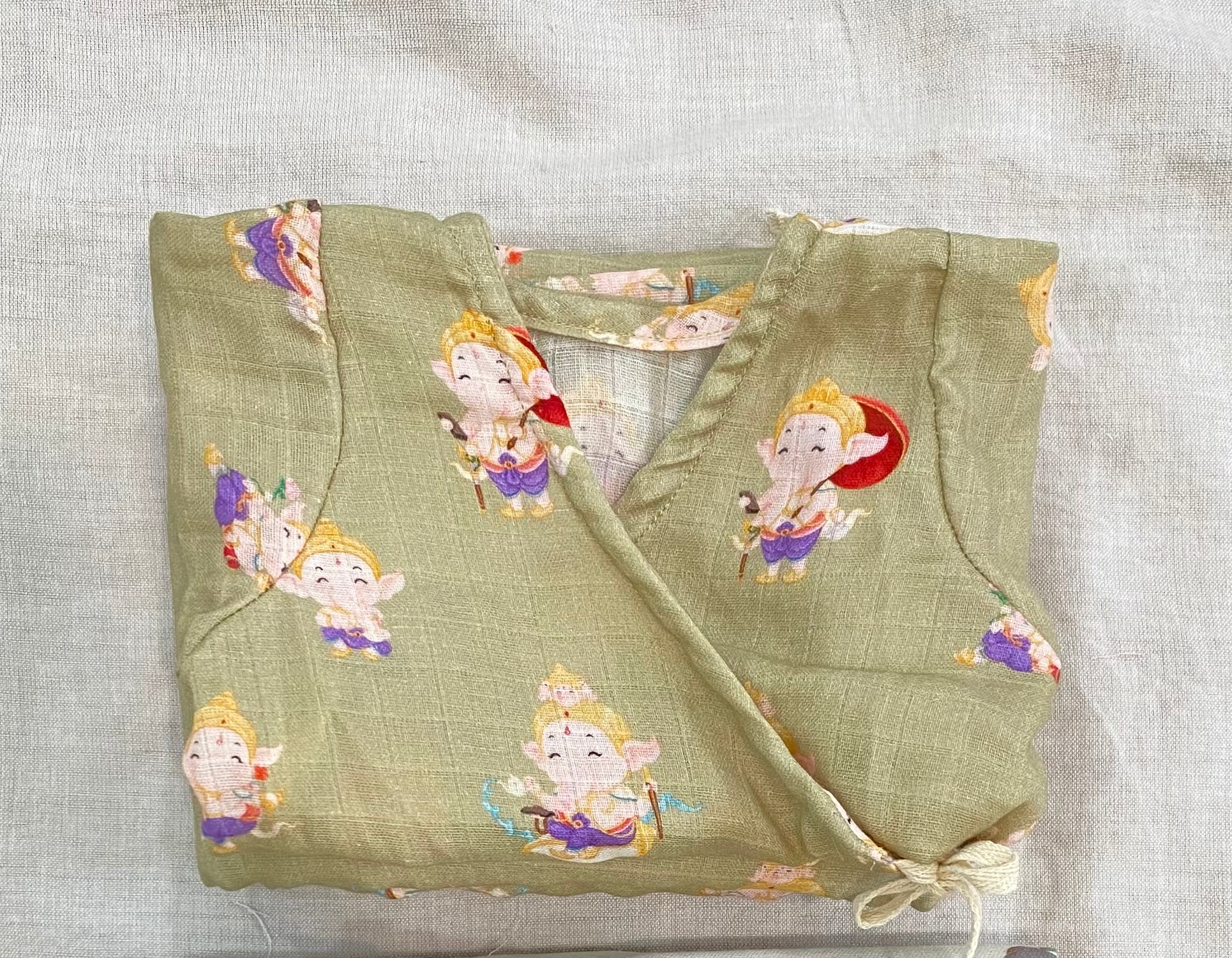 Little Ganesha Swaddle & Angarkha Set Combo