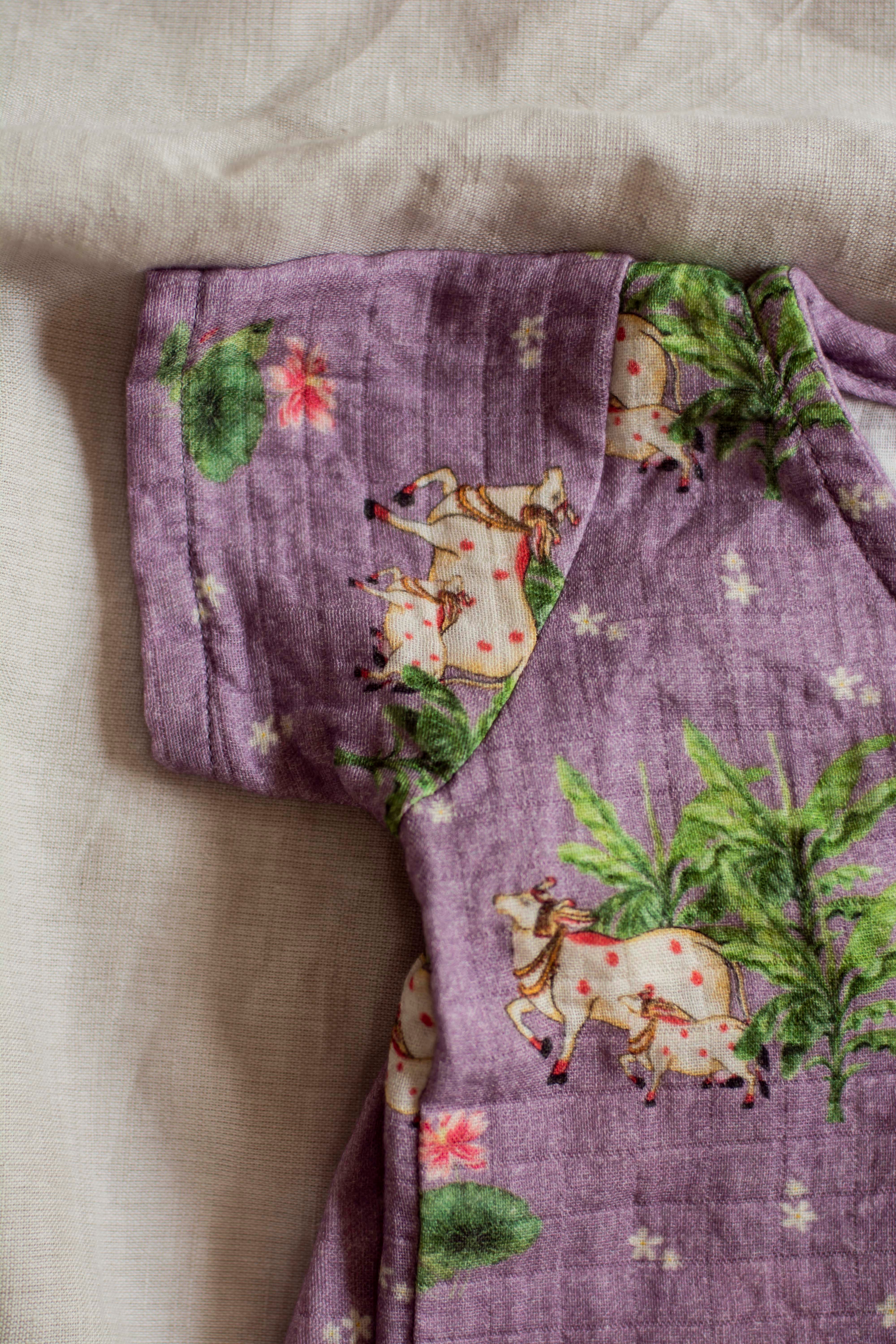 Lilac Pichwai Angarkha