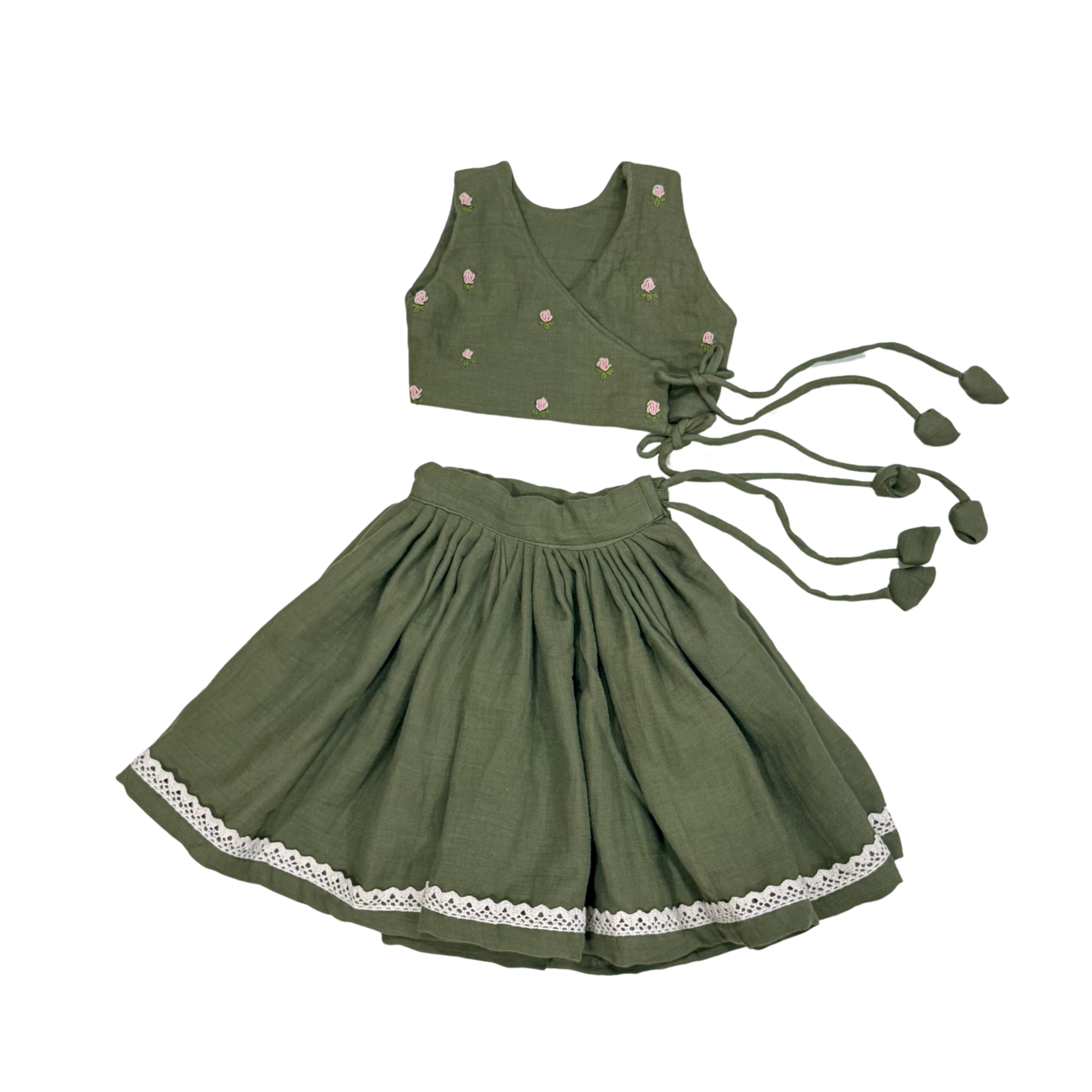 Hand Embroidered Lehenga Choli