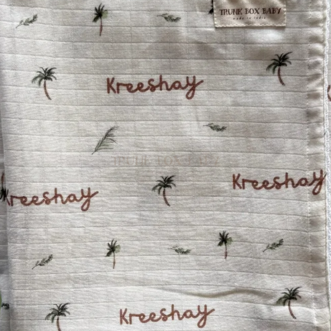 Beach Paradise Customised Swaddle