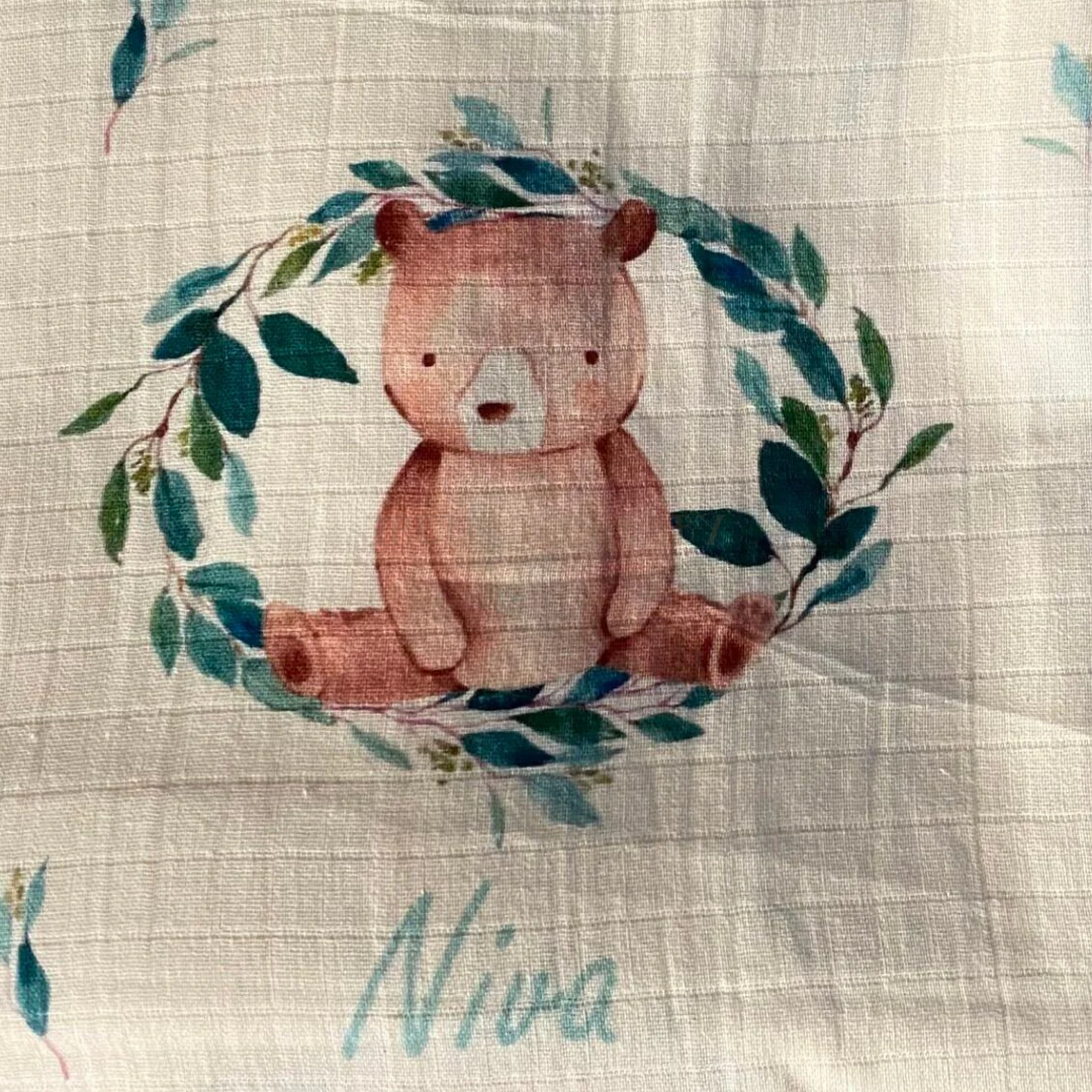 Bear Customised Swaddle