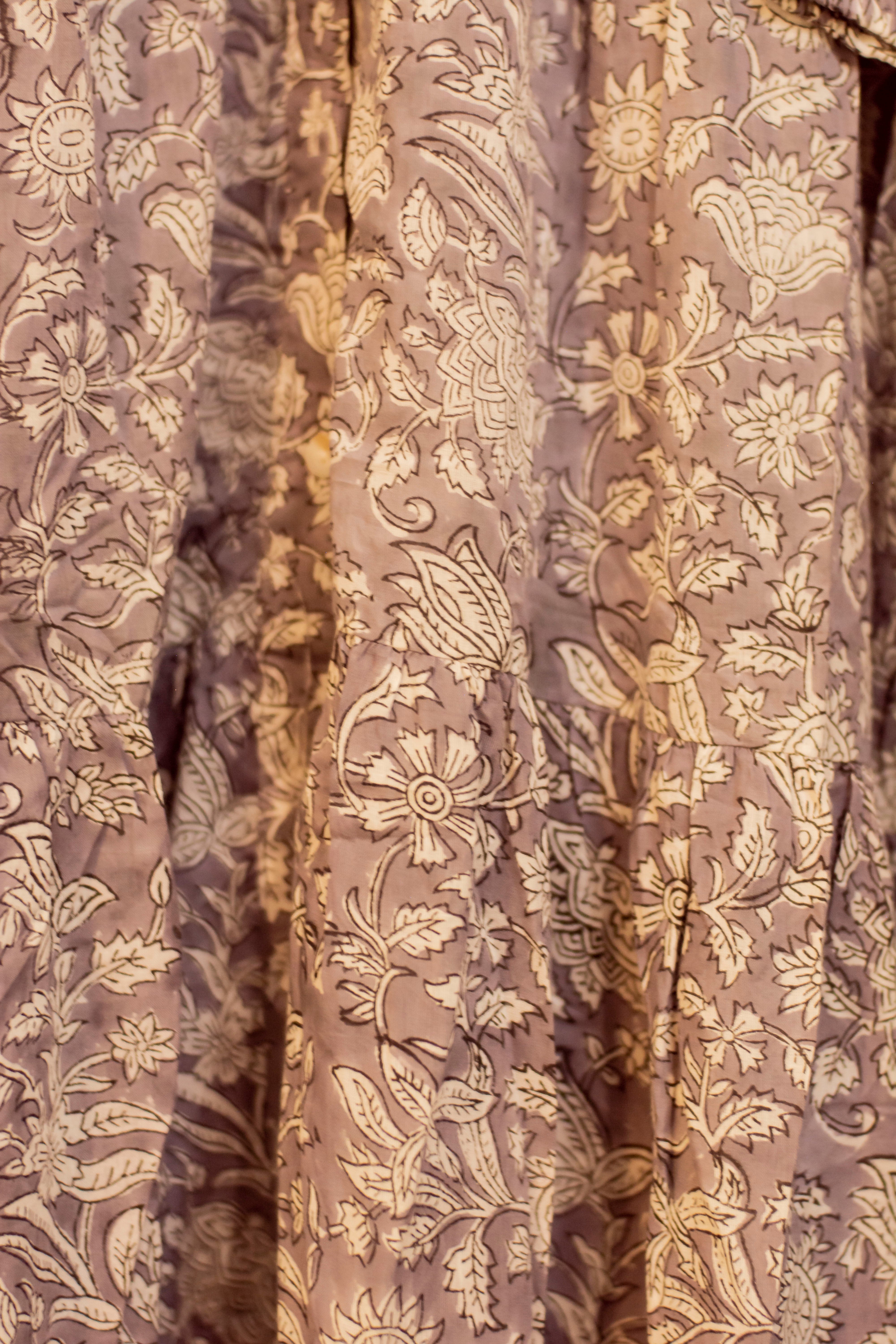 Pearly Grey Mulmul Dress