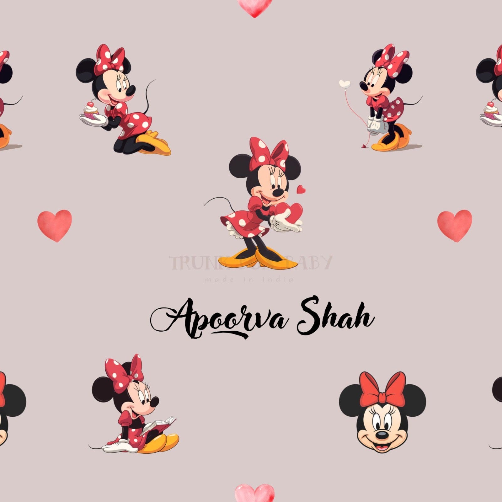 Minie Mouse Customised Blanket