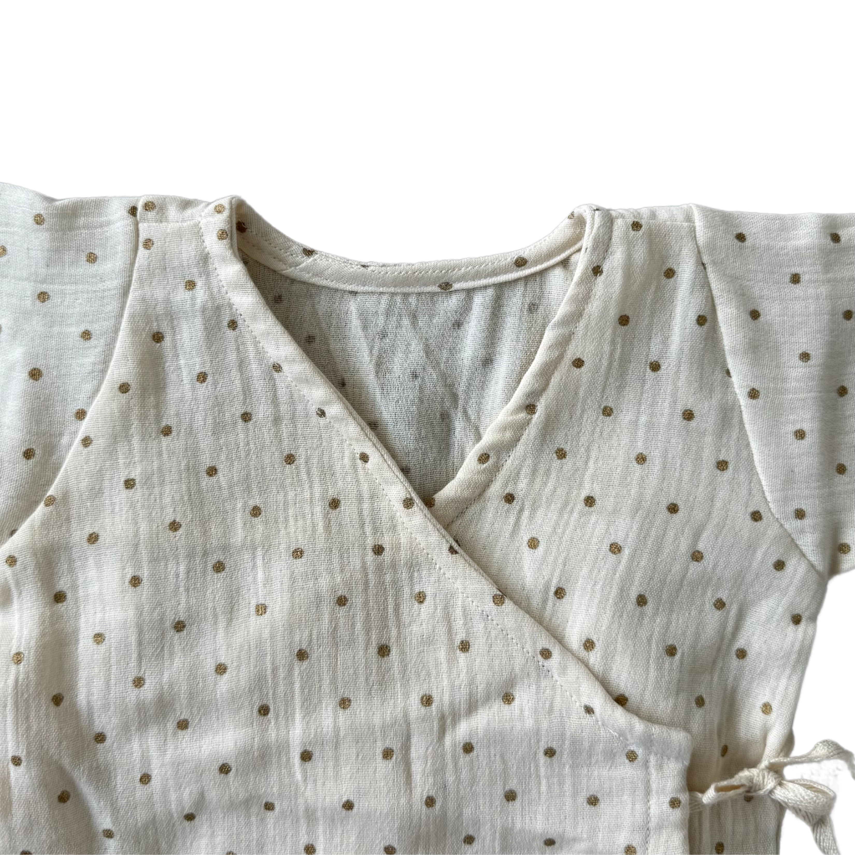 Brown Sprinkle Angrakha Set