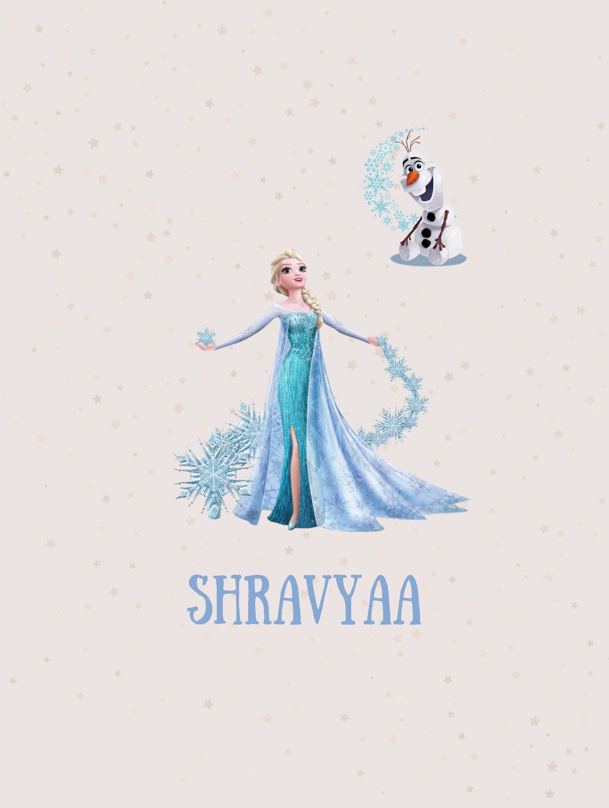 Frozen Customised Blanket