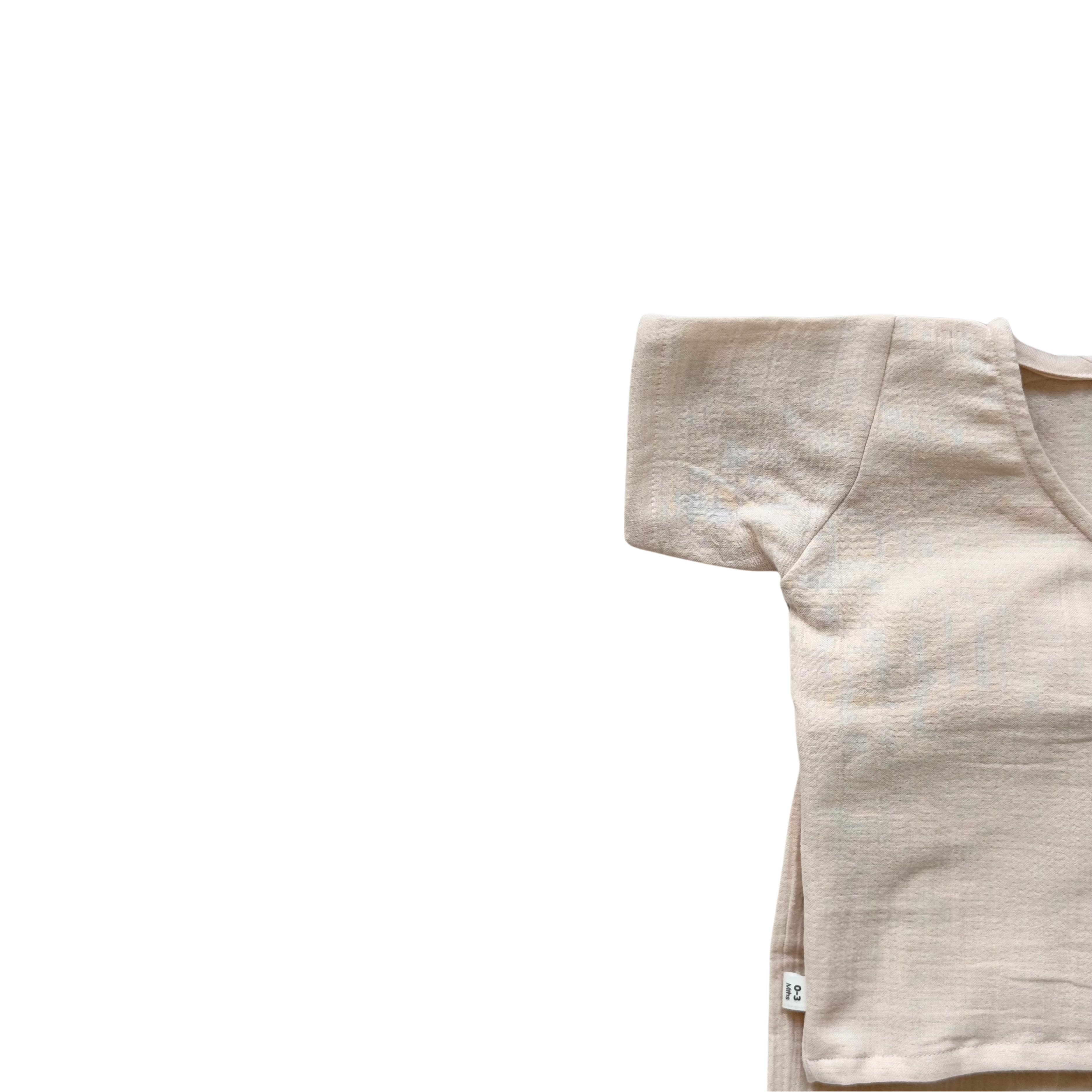 Beige Pink Angrakha Set