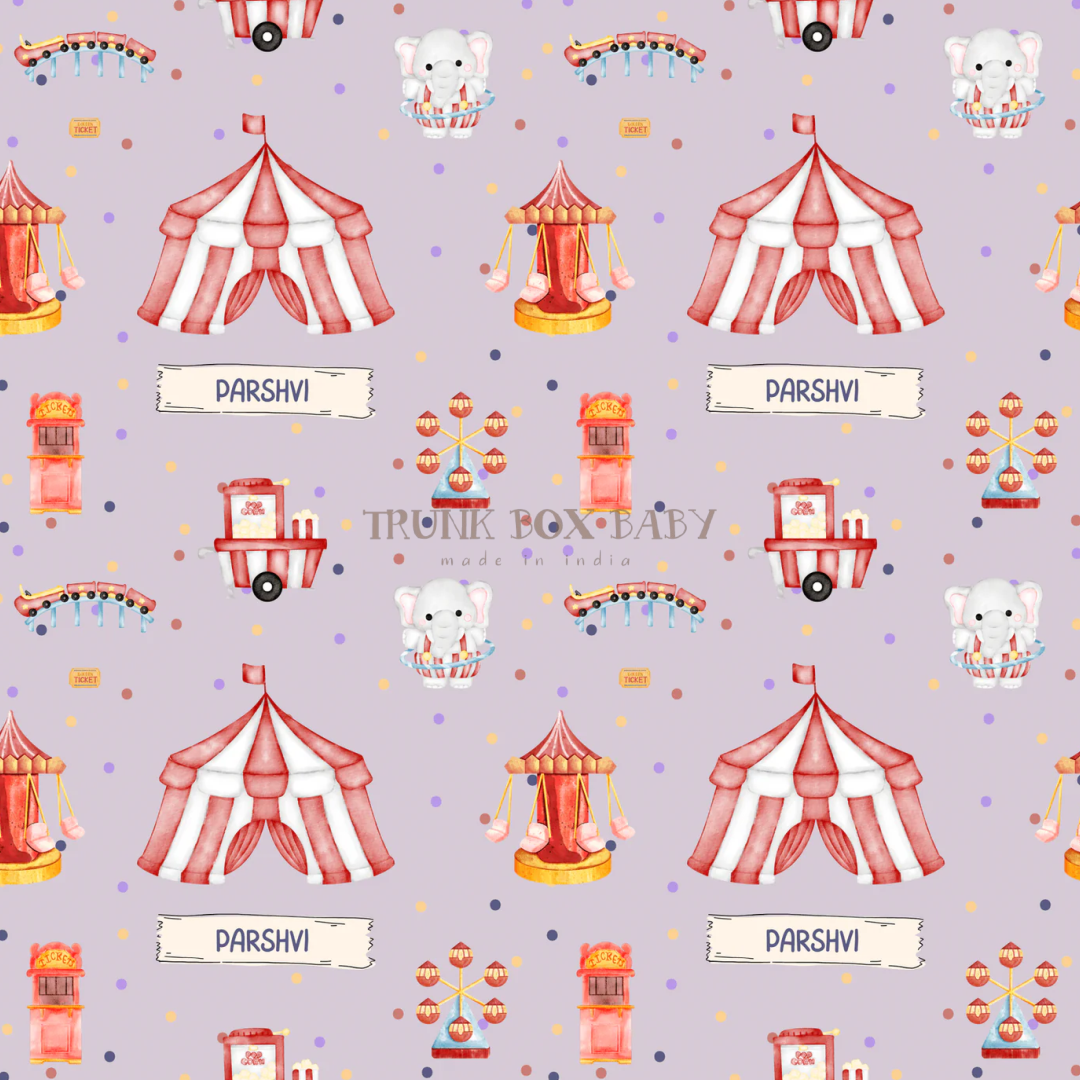 Circus Fun Customised Swaddle