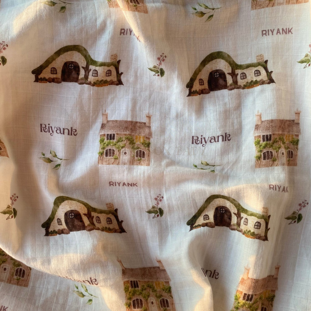 Country Home Customised Swaddle