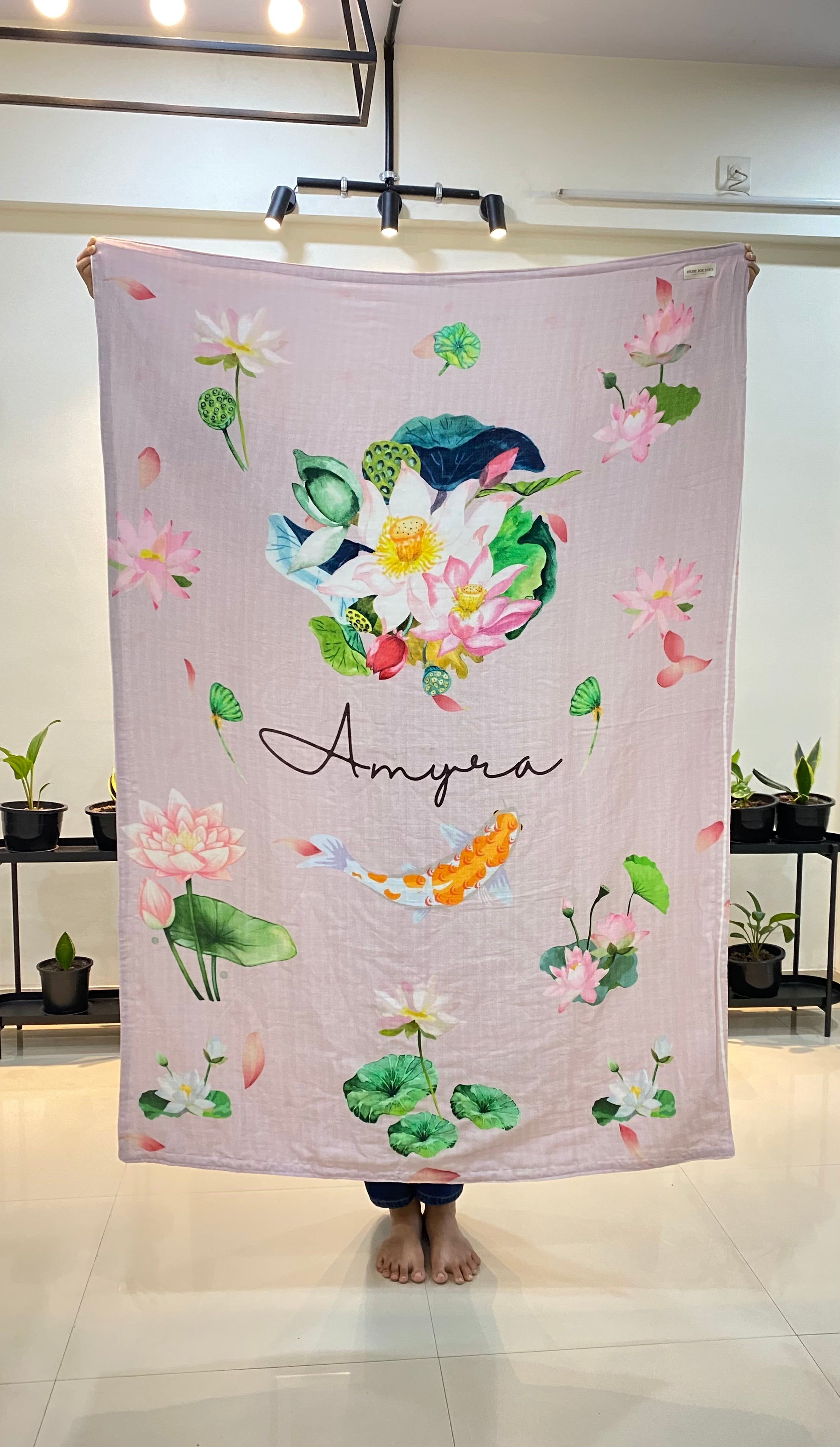 Lotus Customised Blanket