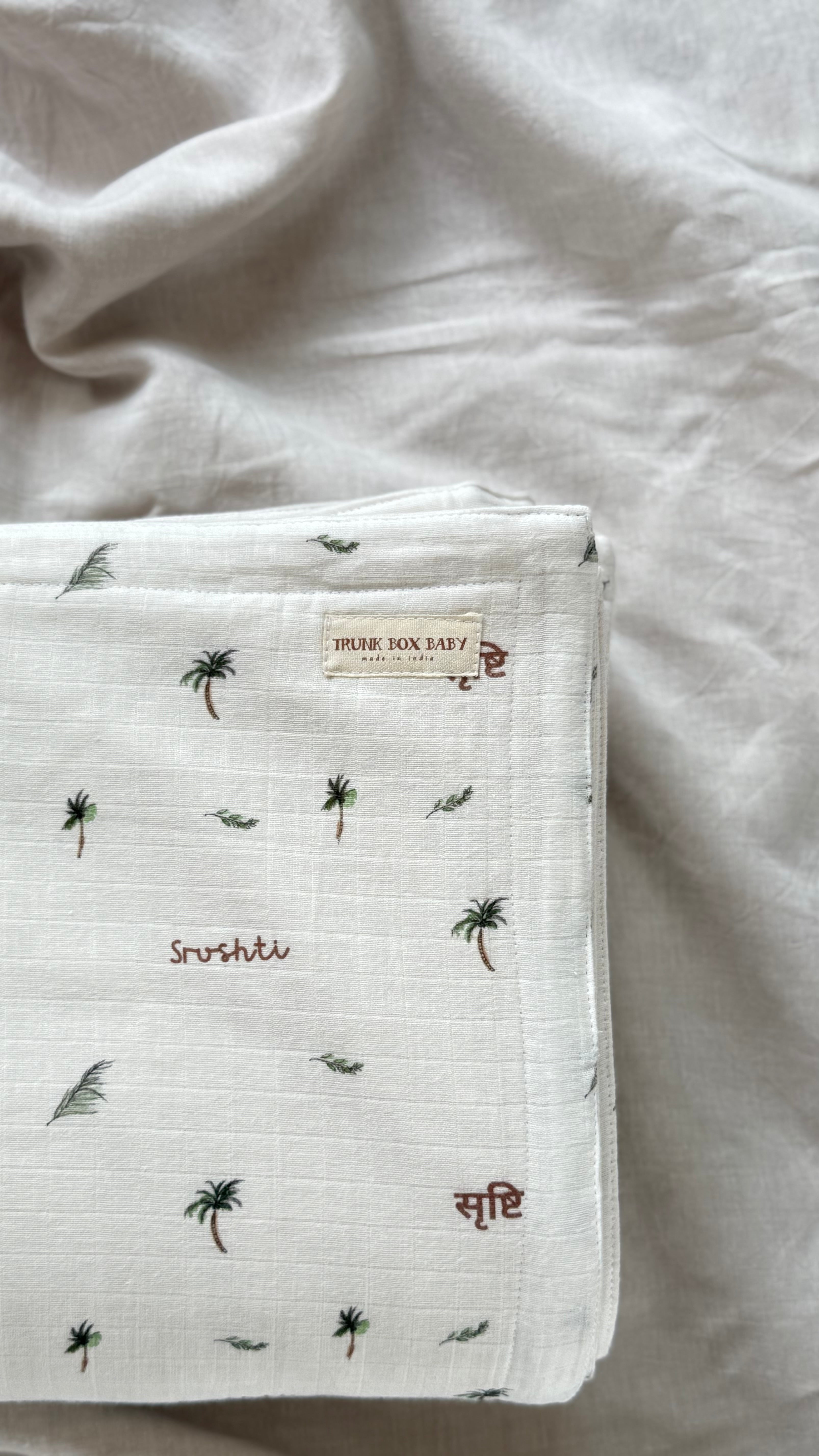 Beach Paradise Customised Blanket