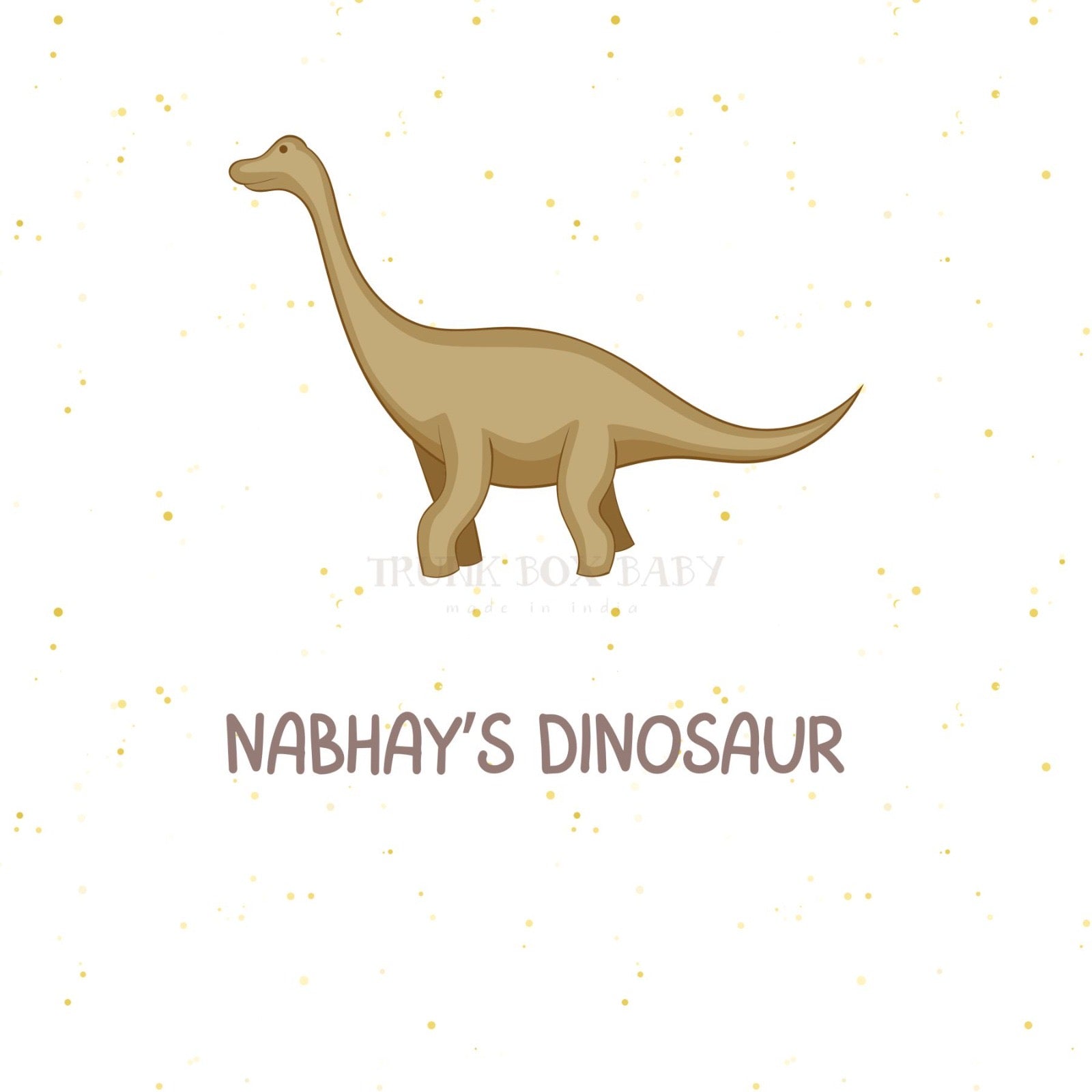 Earthy Dinosaur Customised Blanket