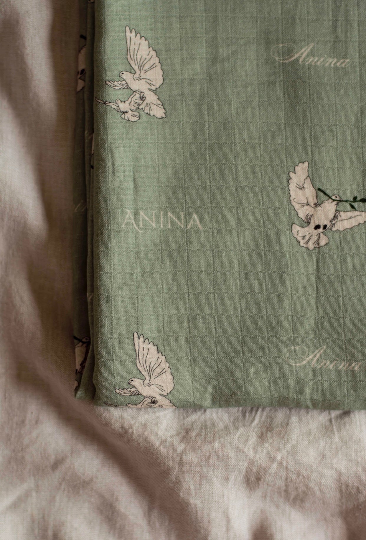 Milky Dove Customised Swaddle