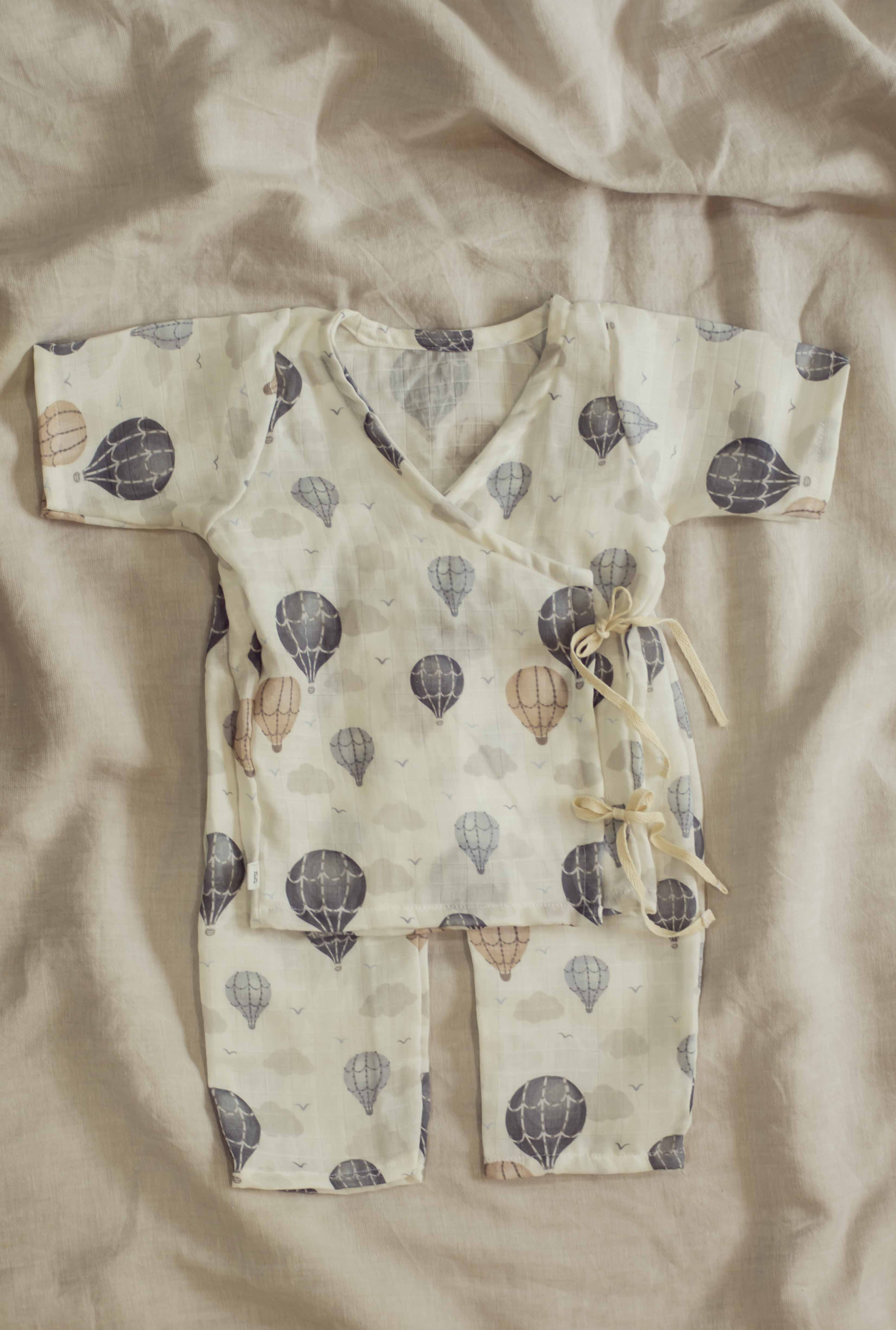 Grey Hot Air Balloon Angarkha Set