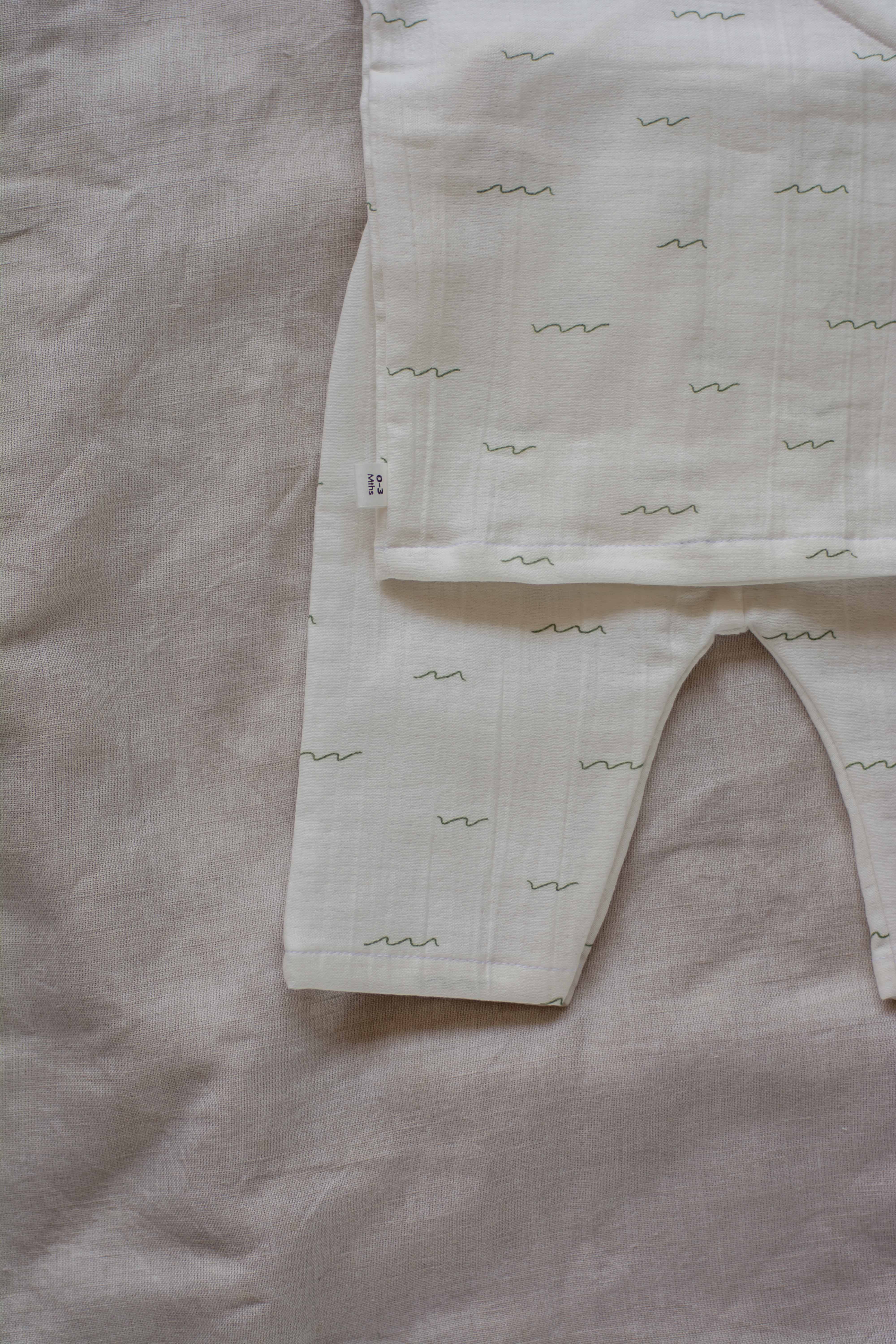 Wave crest Angarkha Set