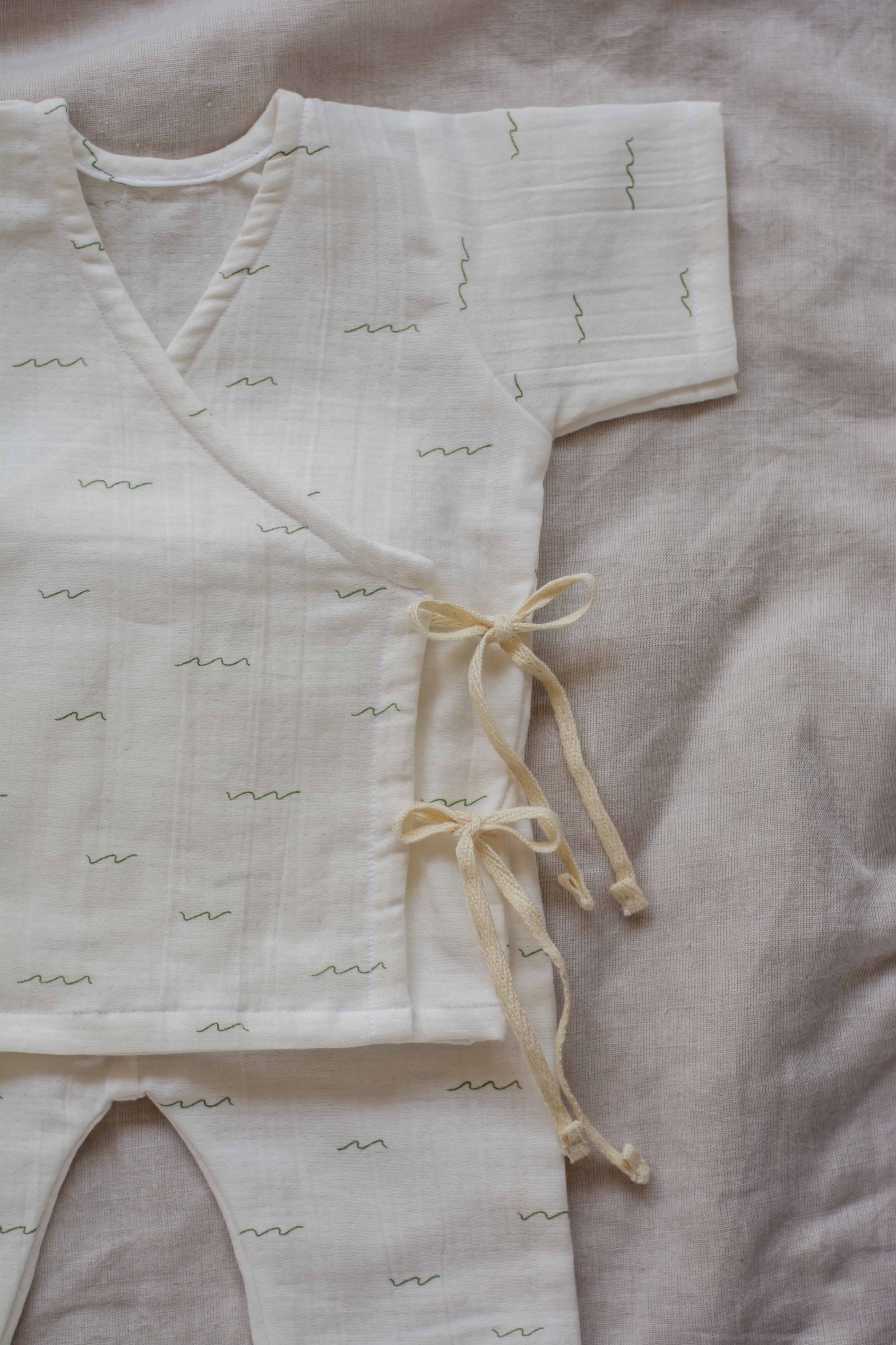 Wave crest Angarkha Set