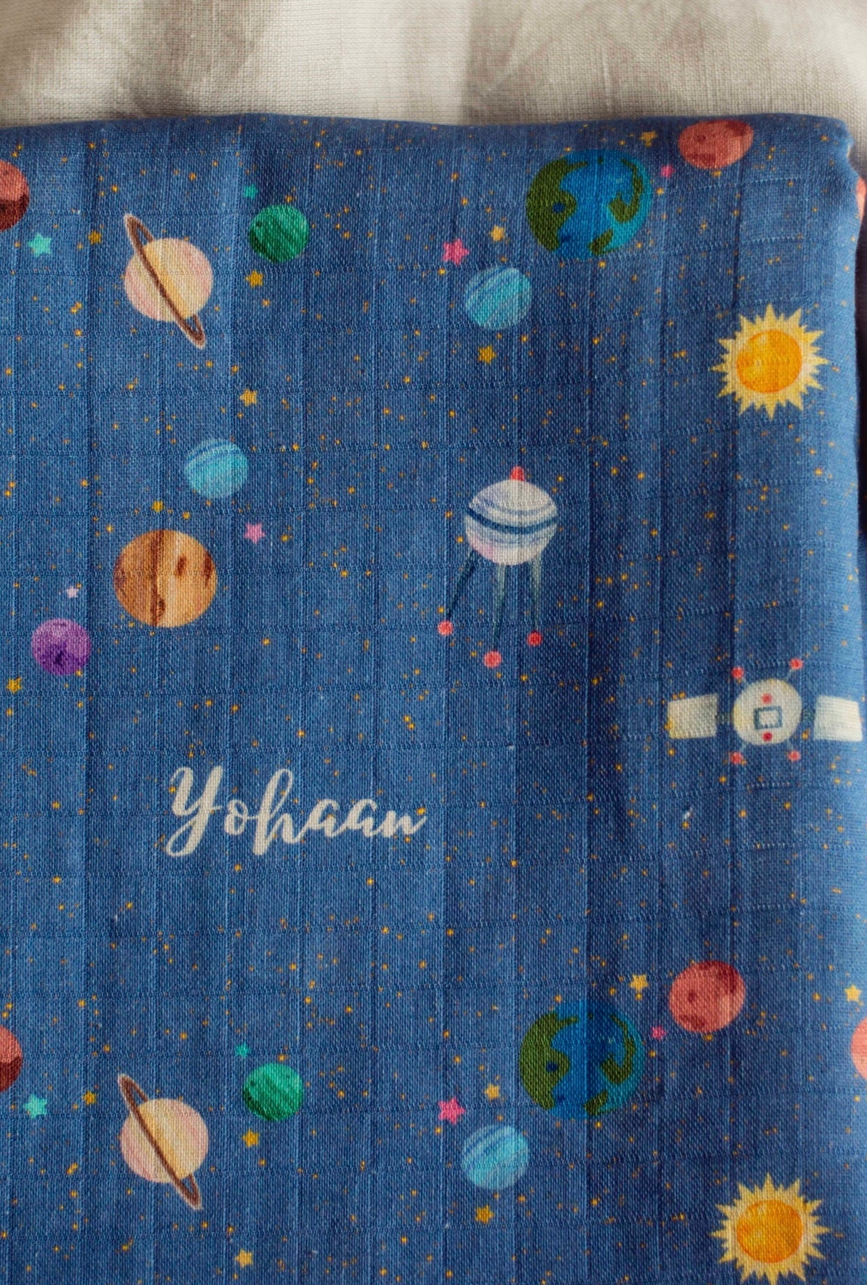 Planets Customised Swaddle