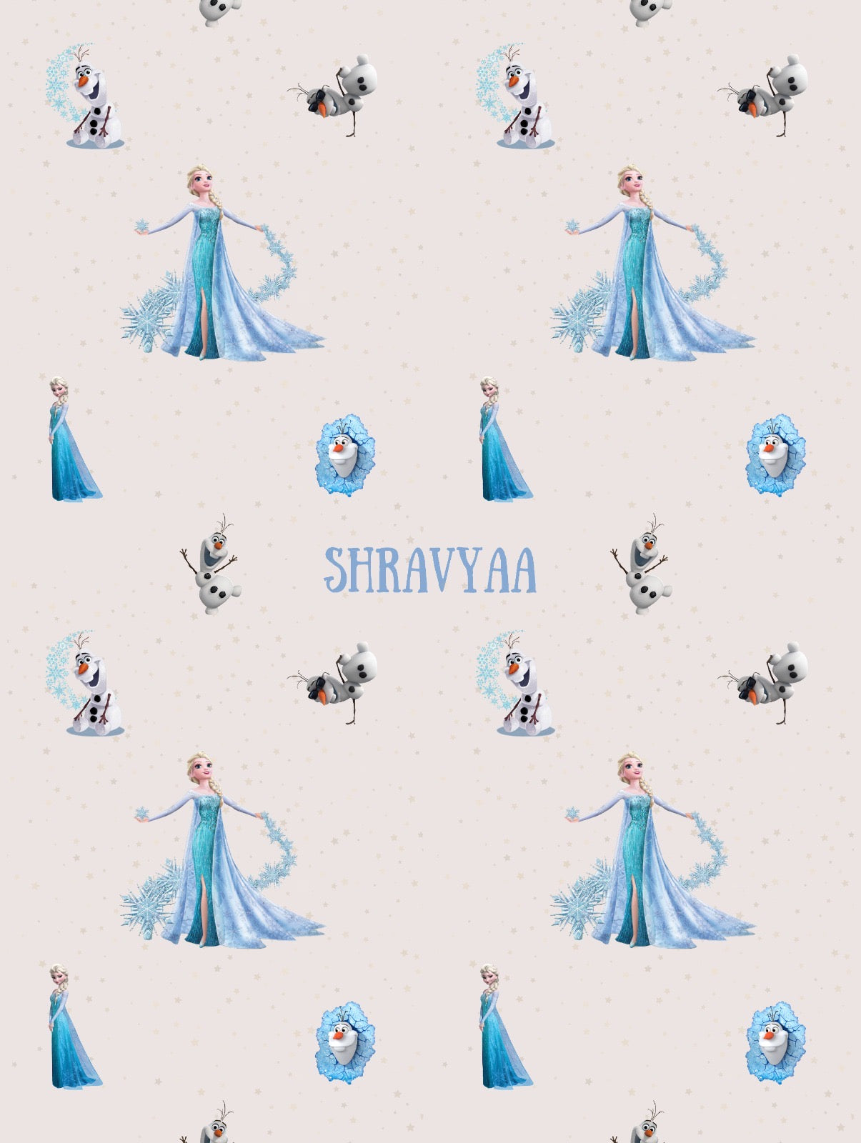 Frozen Customised Blanket