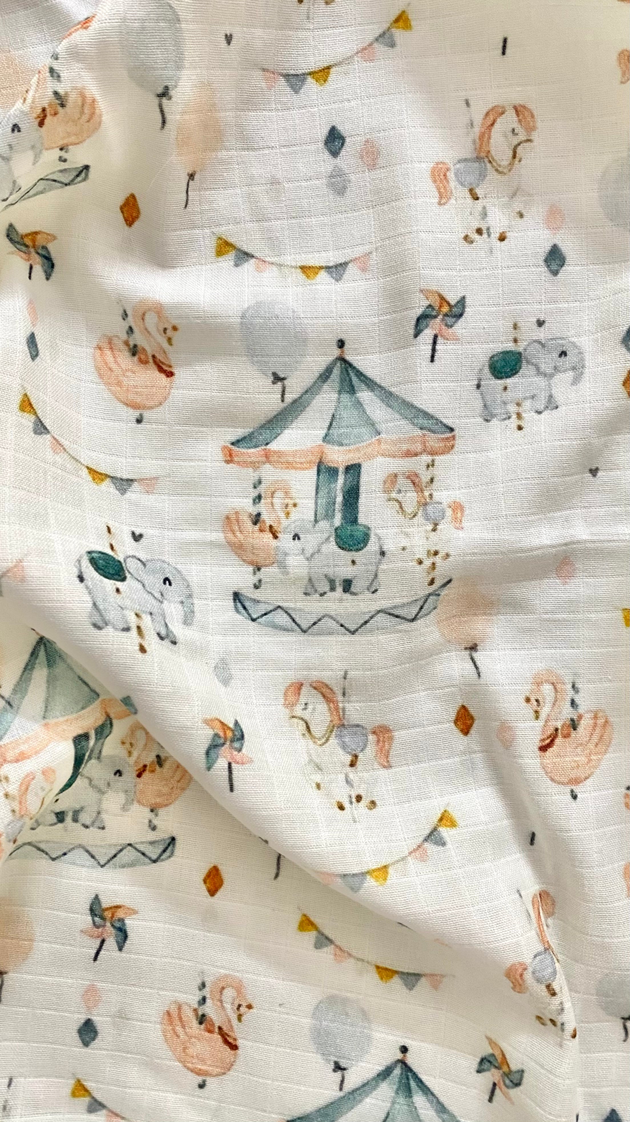 Animal Carousel Fun Swaddle
