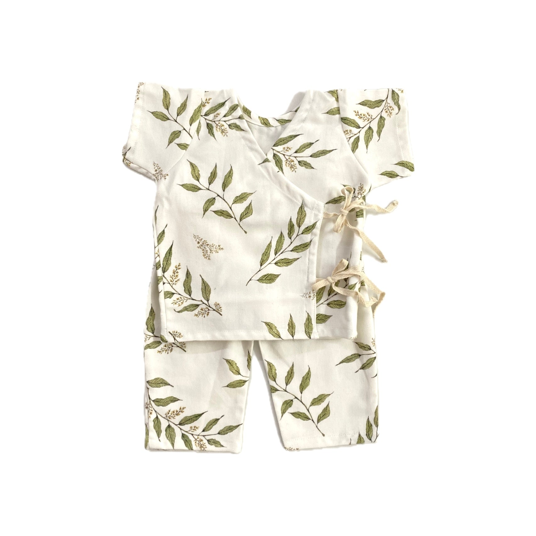 Green Leaves Angarkha Set