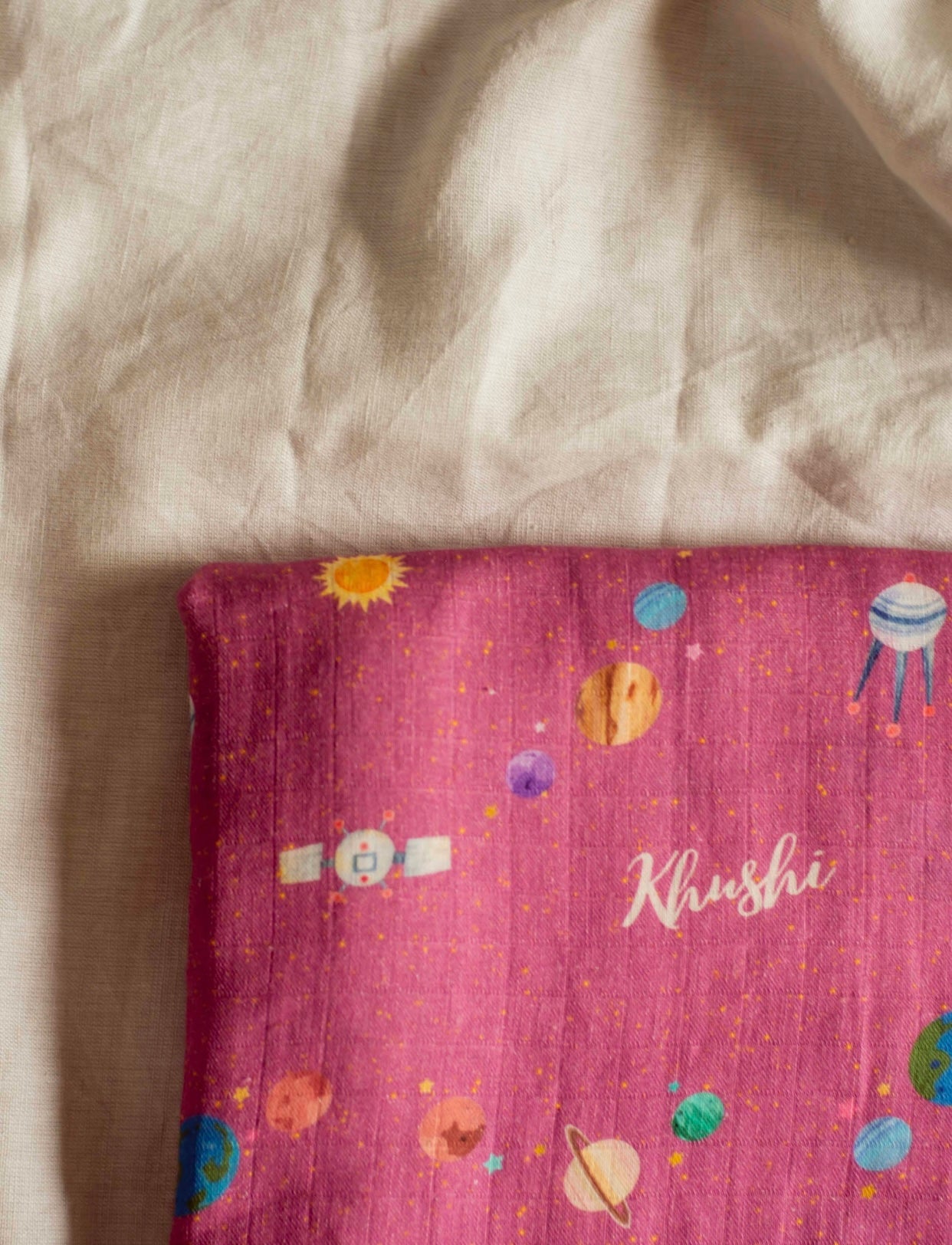 Planets Customised Swaddle