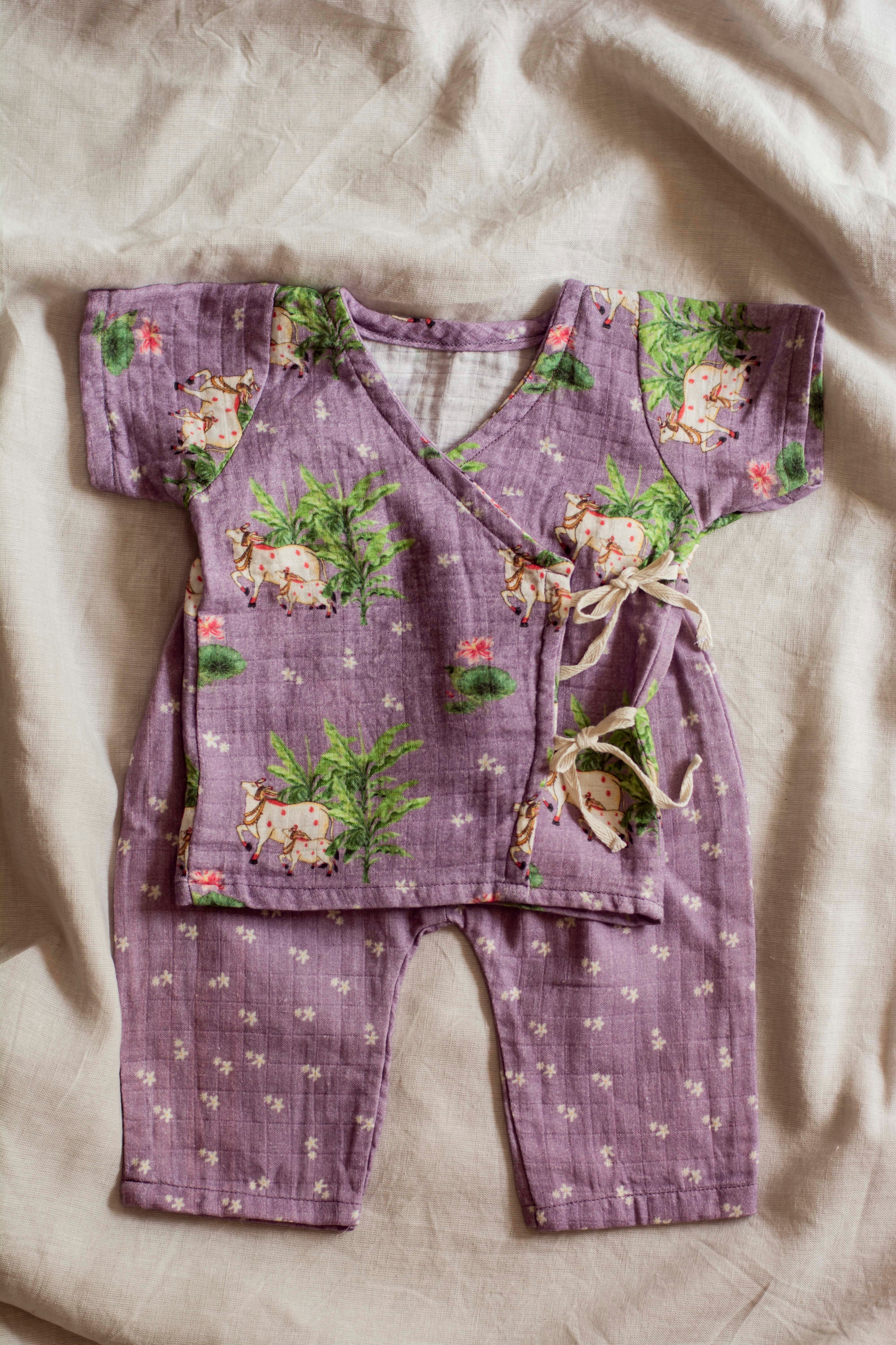 Lilac Pichwai Angarkha