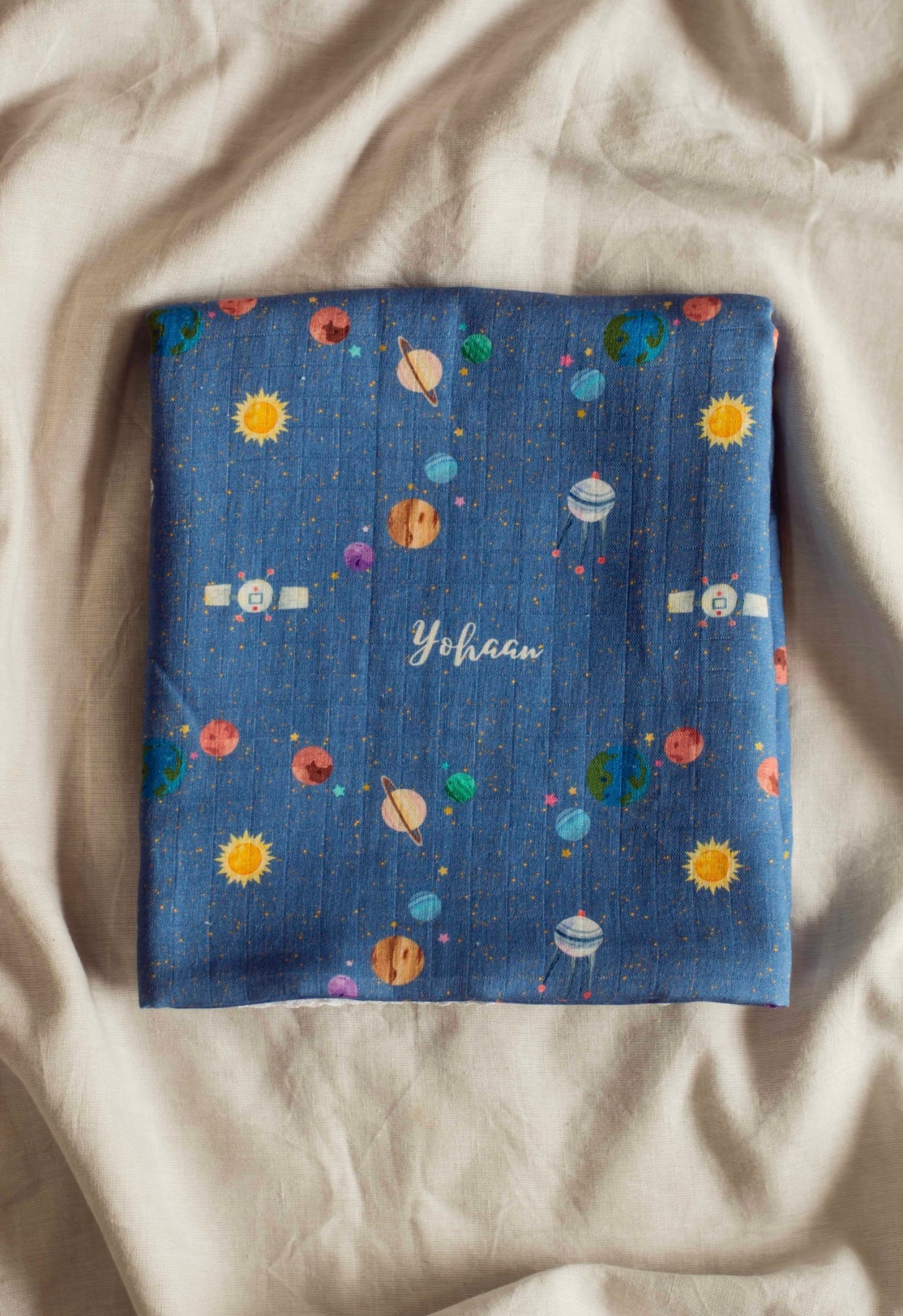 Planets Customised Swaddle