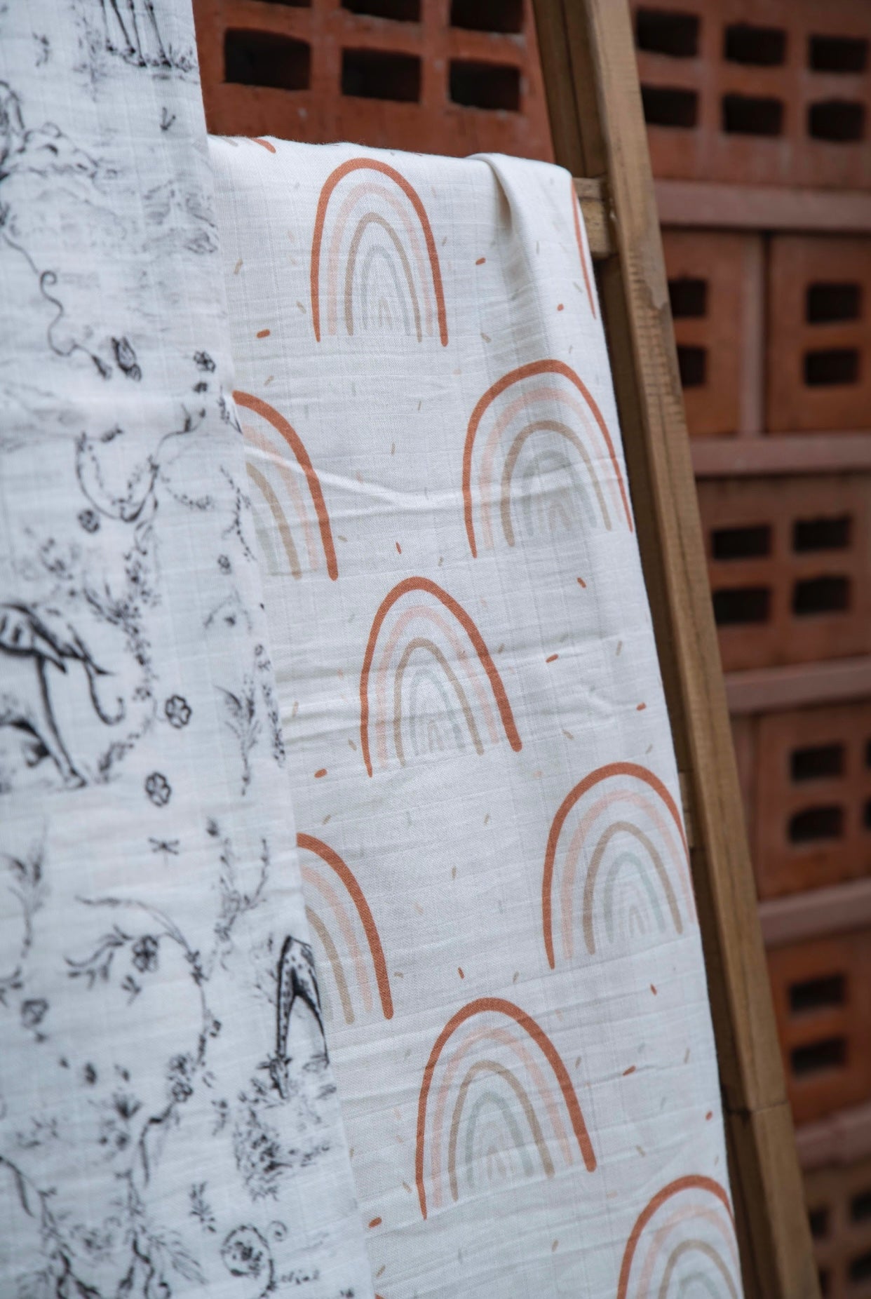 Earthy Rainbow Blanket