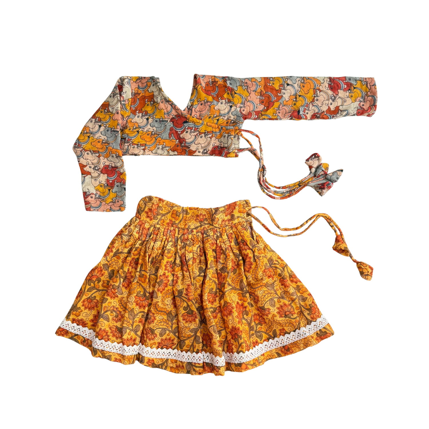 Kalamkari lehenga Choli
