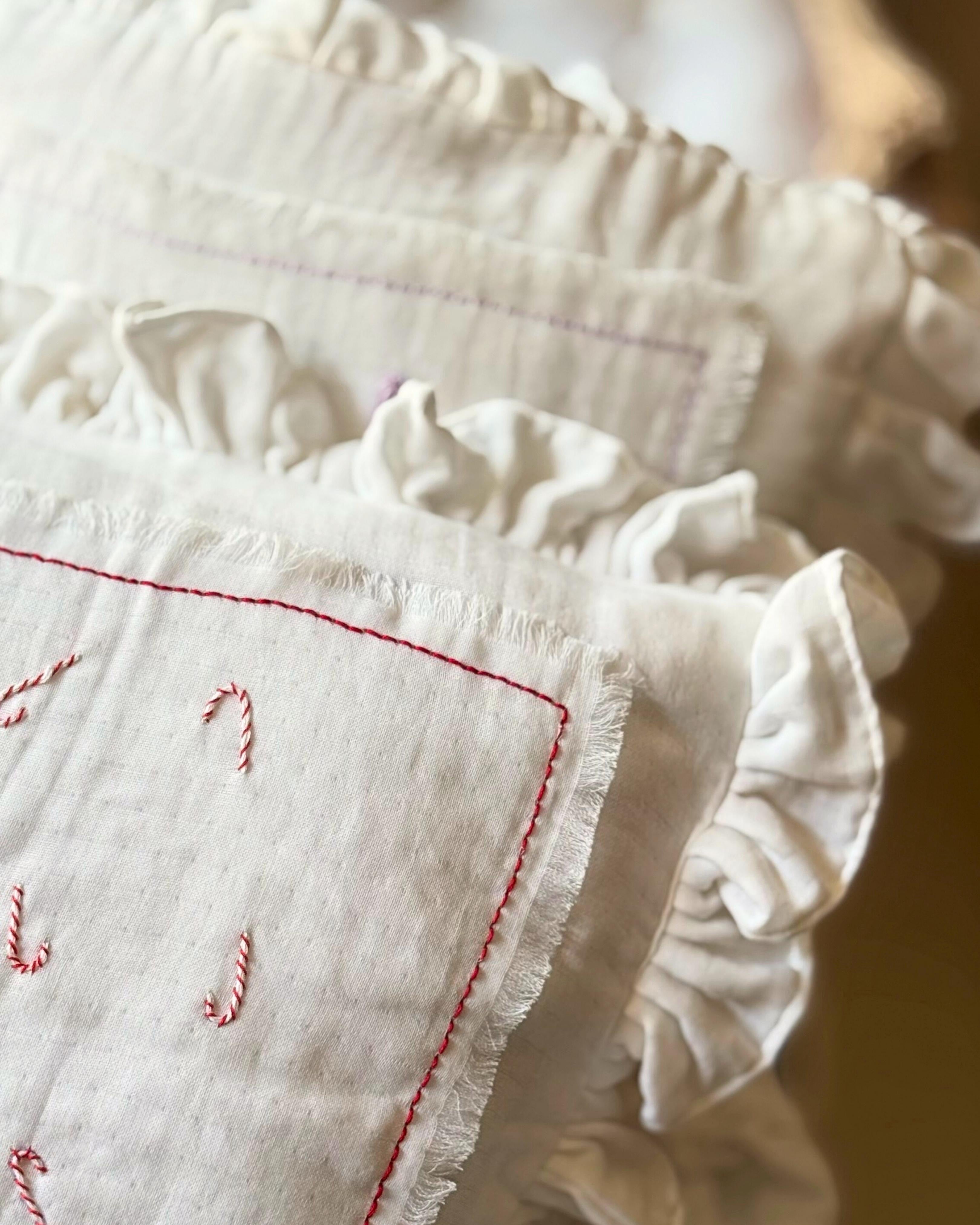 Christmas Stick Cushion Cover