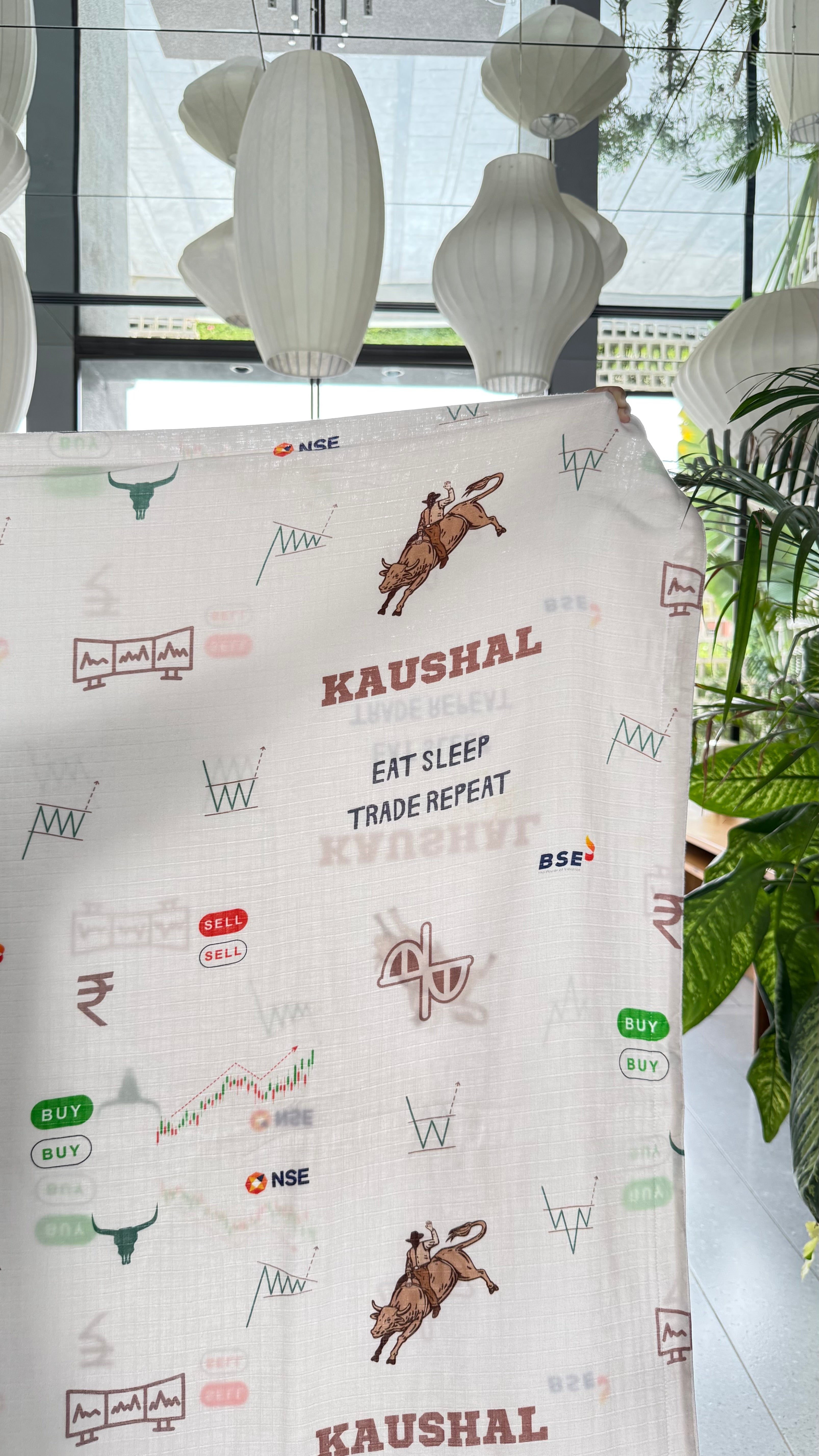 Stock Market Customised Blanket