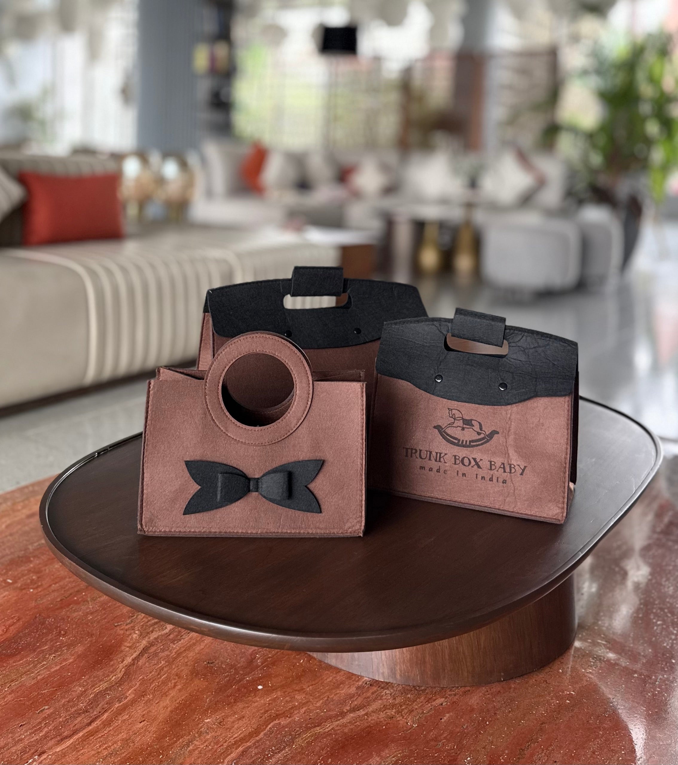 Round Handle Hamper Bag