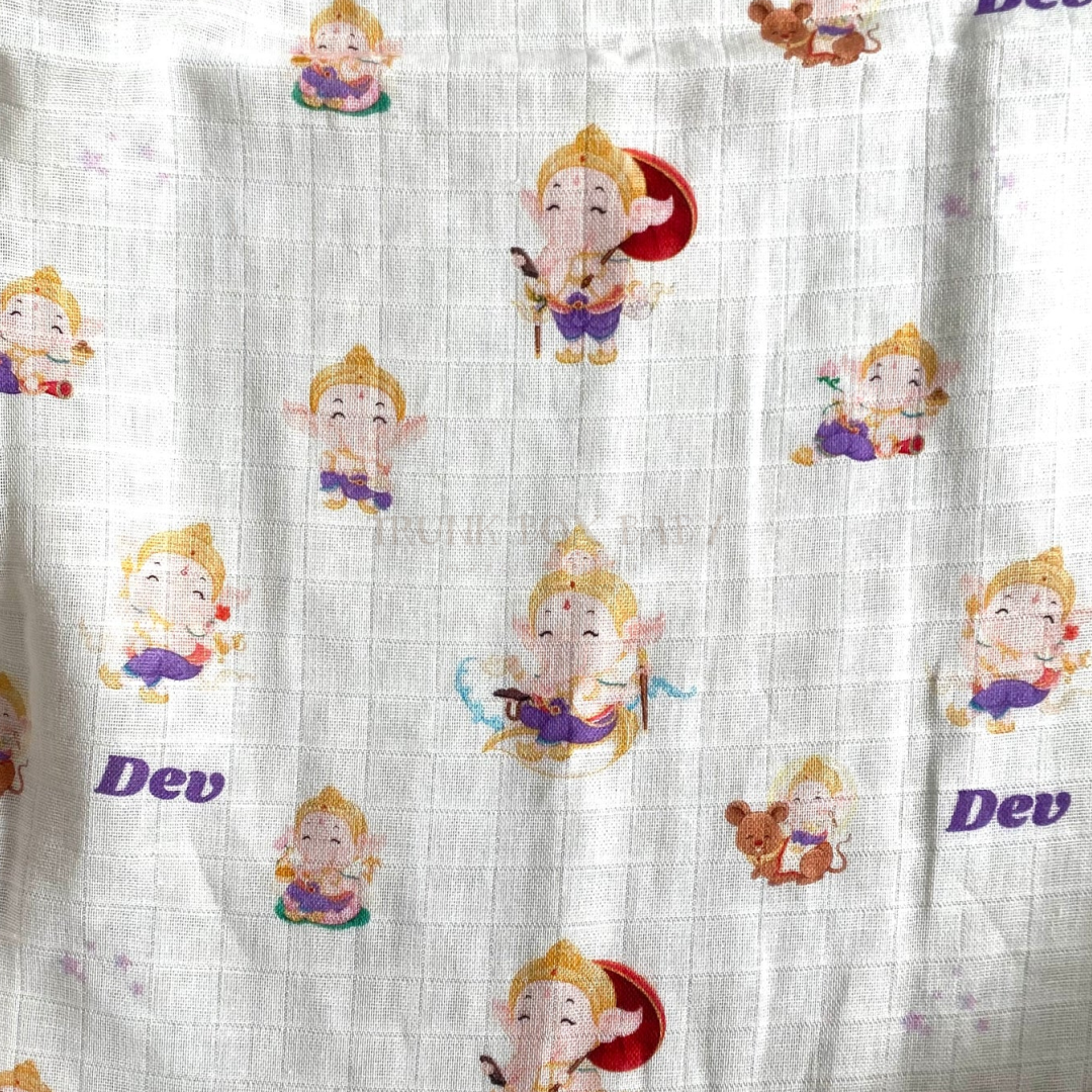 Ganpati Bappa Customised Swaddle
