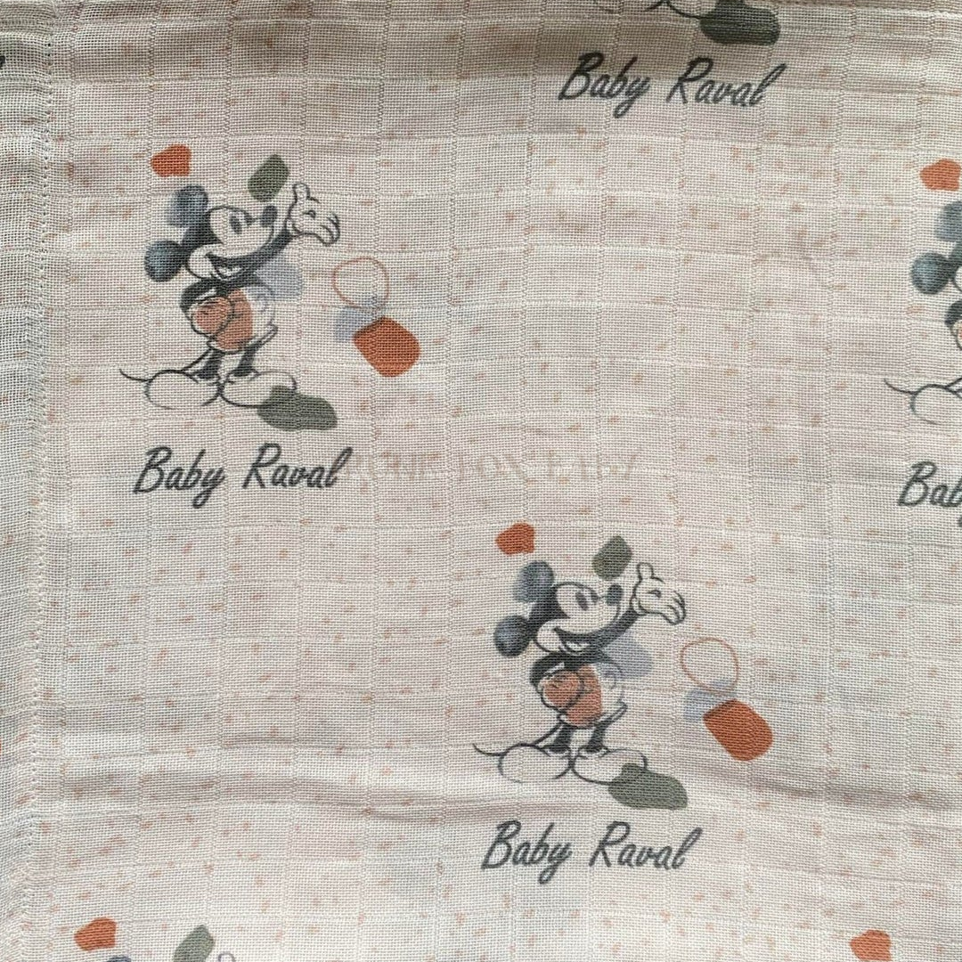 Happy Mickey Customised Swaddle