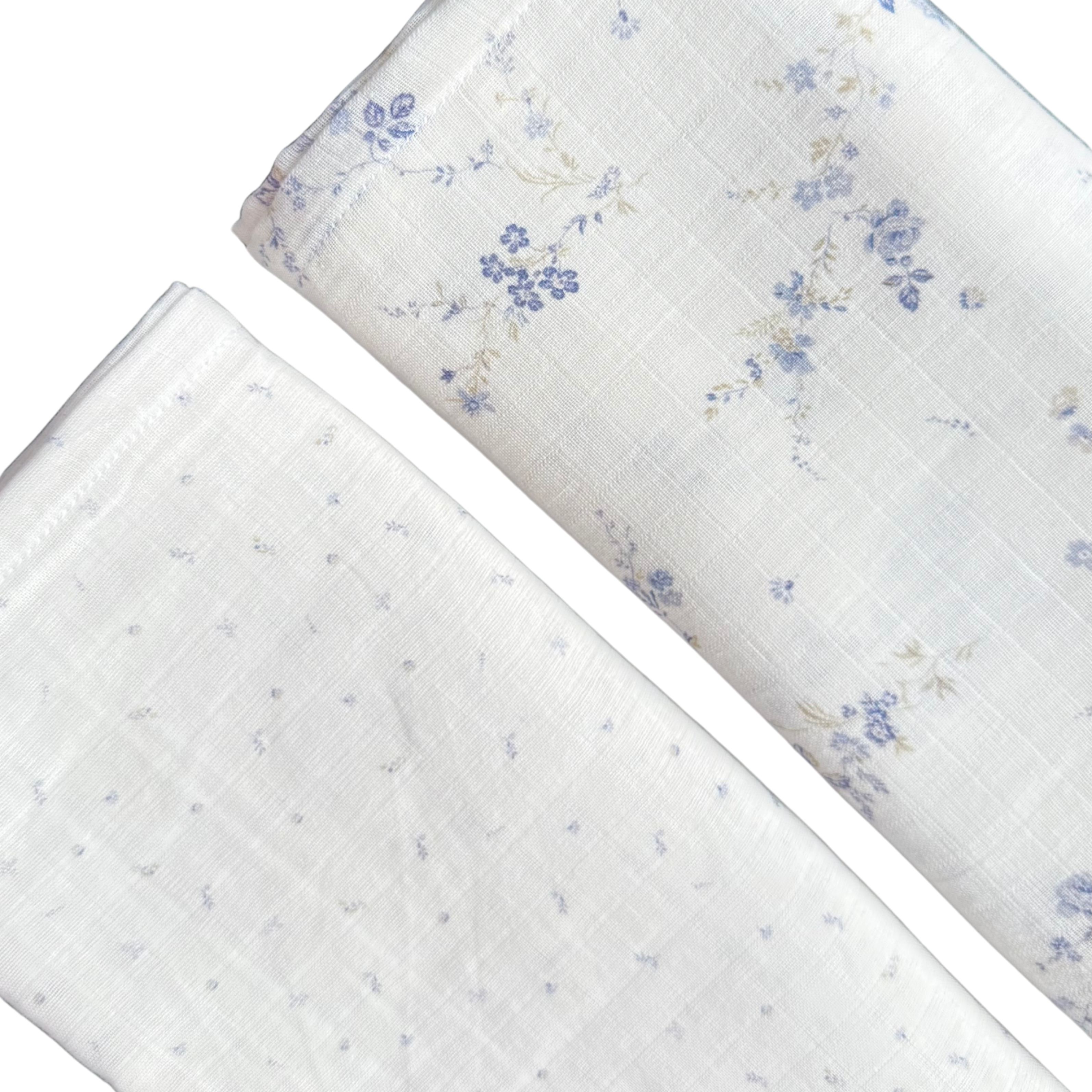 Azure Floral Swaddle Combo